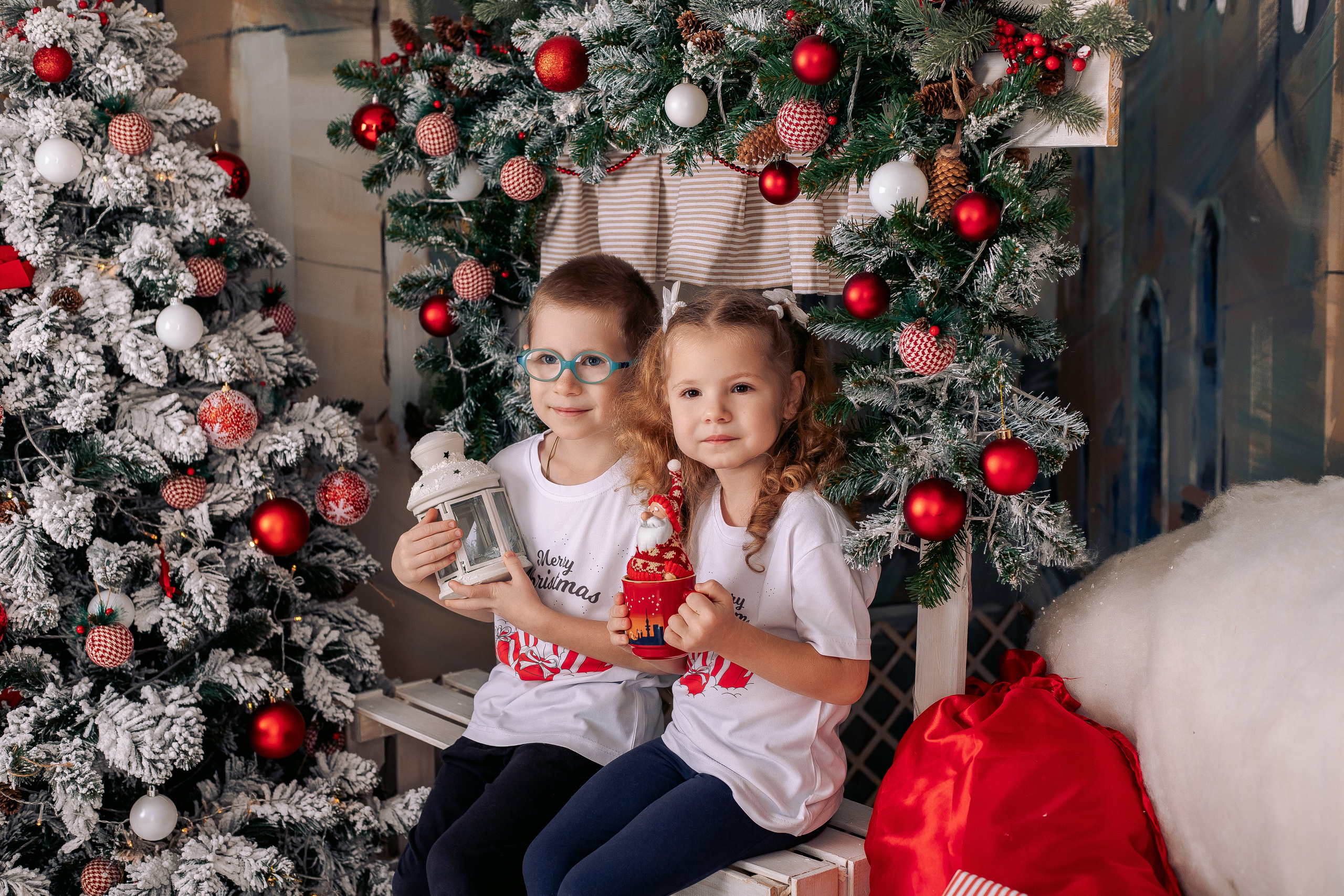 Детский новогодний фотодень в студии в Санкт-Петербурге. Фотограф в Санкт-Петербурге, Анна Скворцова