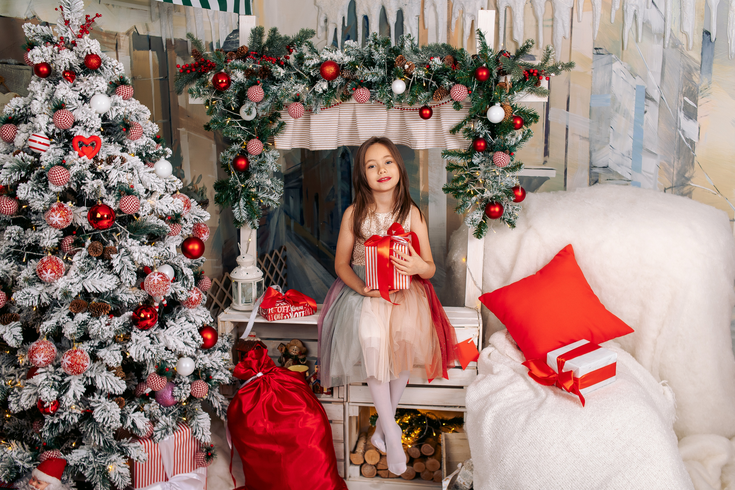 Детский новогодний фотодень в студии в Санкт-Петербурге. Фотограф в Санкт-Петербурге, Анна Скворцова