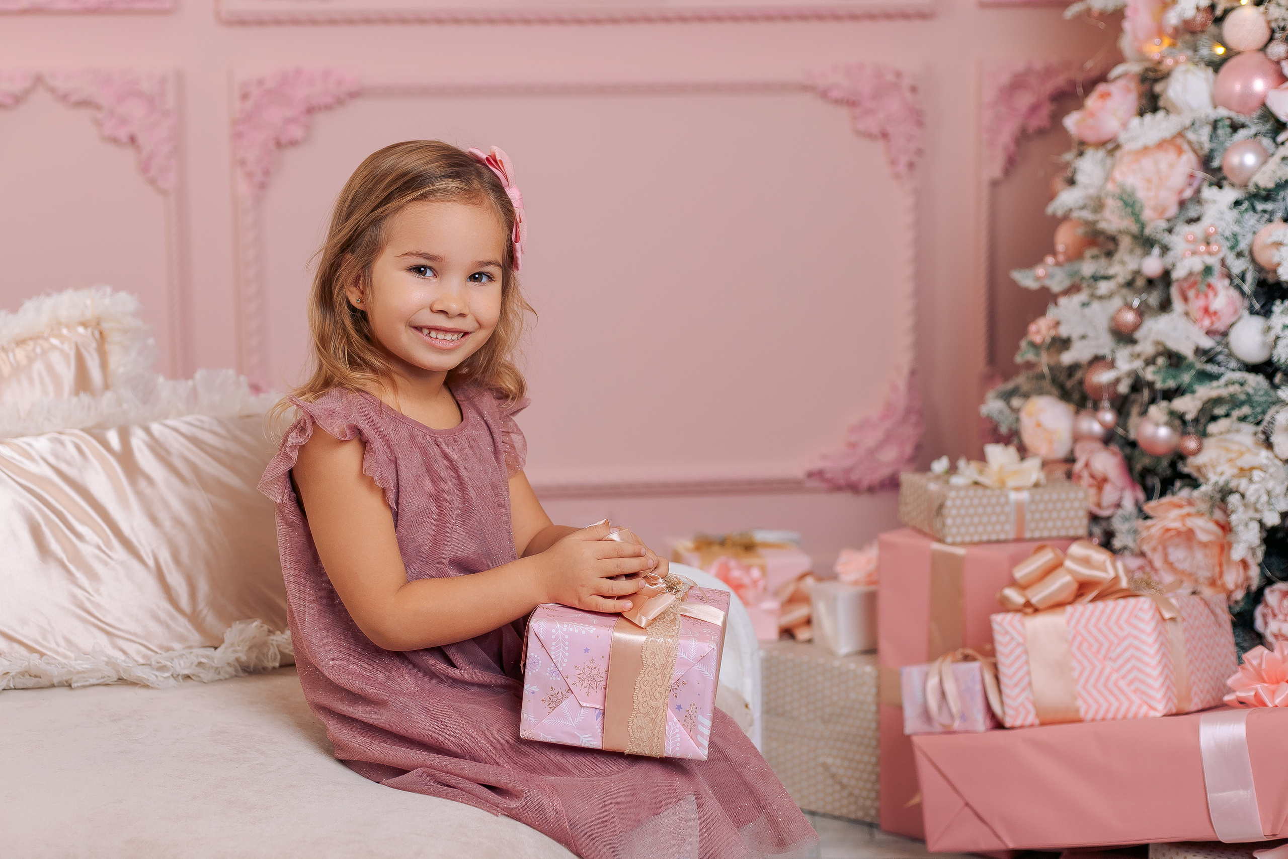Детская новогодняя фотосессия в студии Leona. Фотограф в Санкт-Петербурге, Анна Скворцова