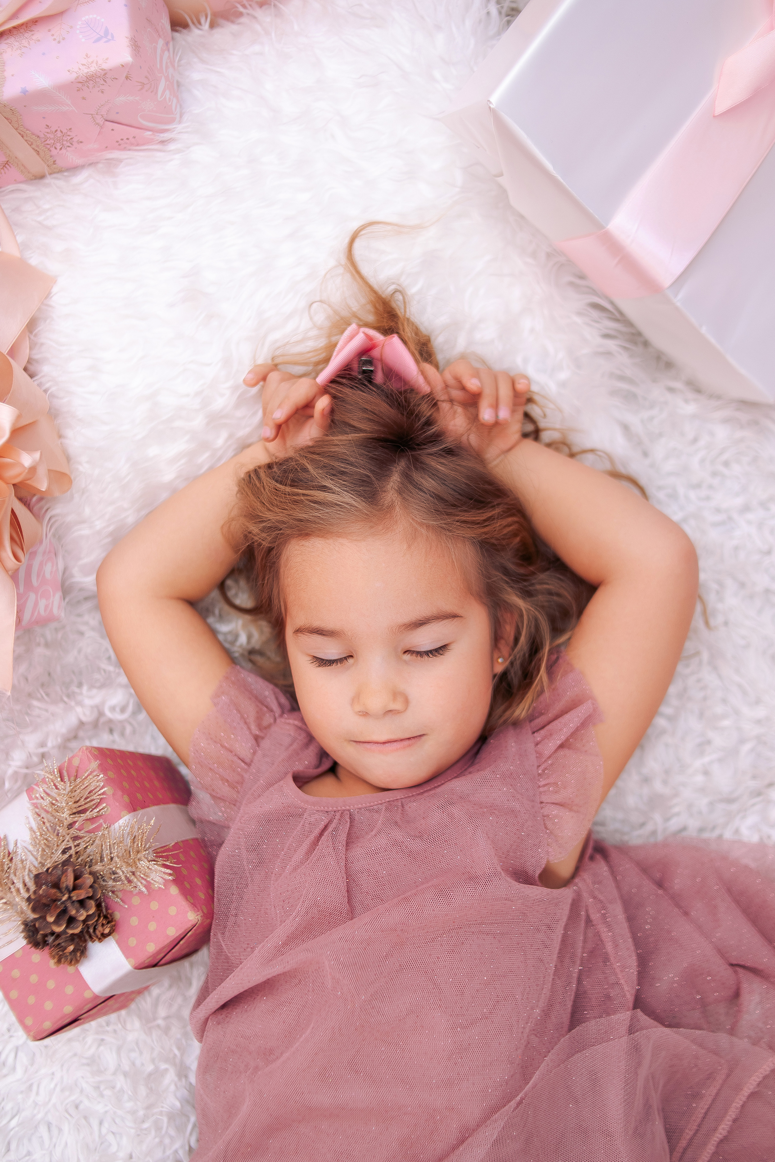 Детская новогодняя фотосессия в студии Leona. Фотограф в Санкт-Петербурге, Анна Скворцова