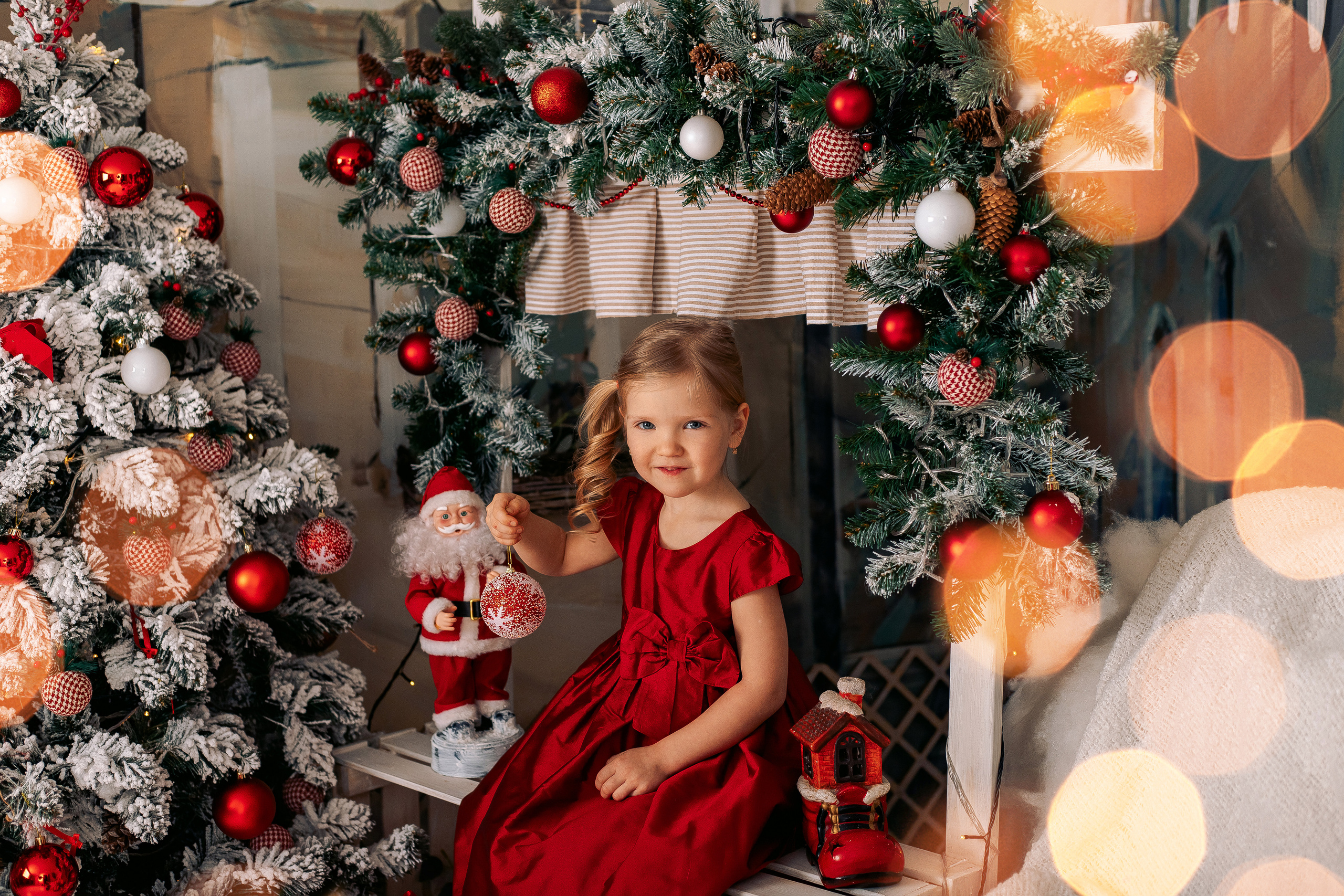 Детский новогодний фотодень в студии в Санкт-Петербурге. Фотограф в Санкт-Петербурге, Анна Скворцова