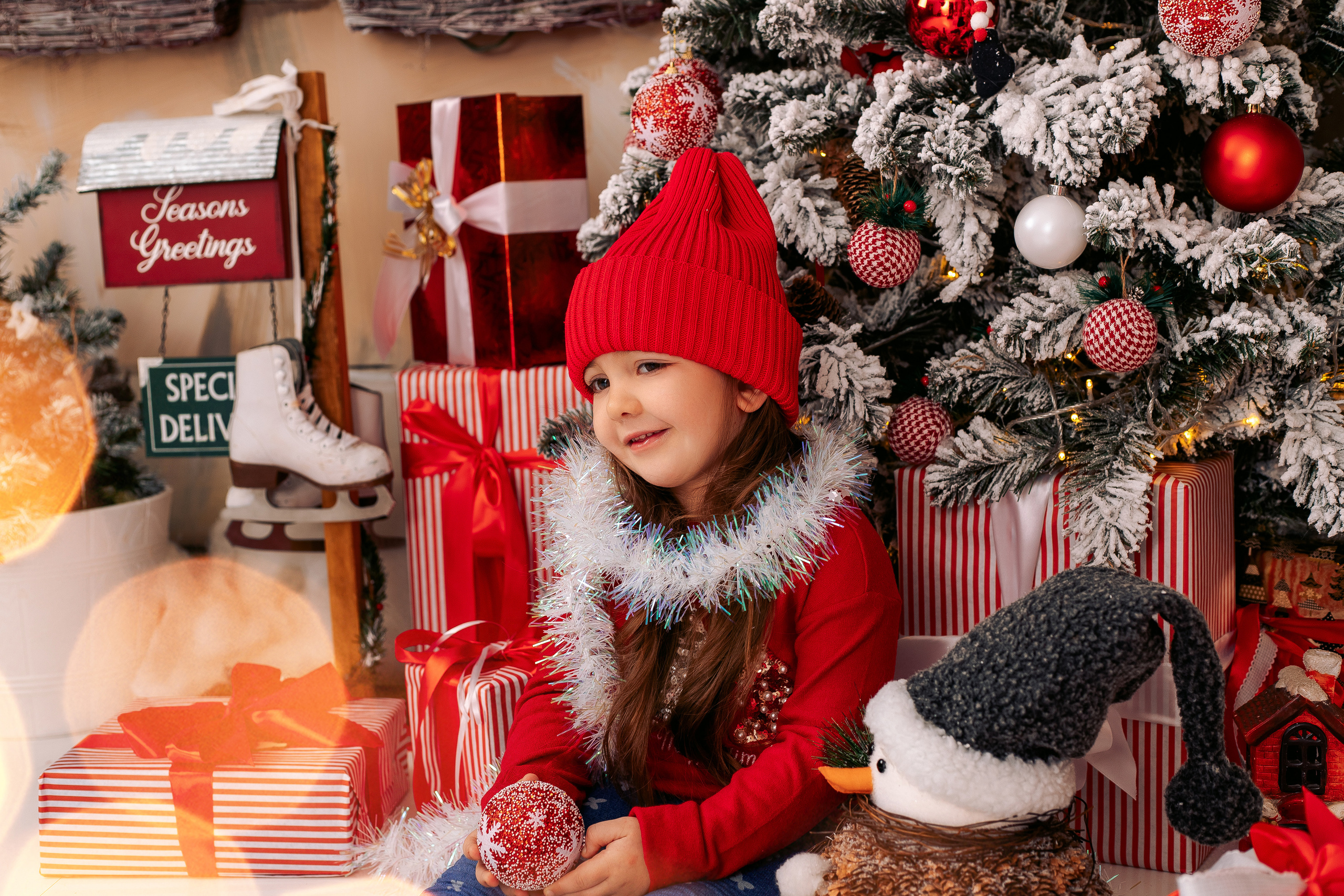 Детский новогодний фотодень в студии в Санкт-Петербурге. Фотограф в Санкт-Петербурге, Анна Скворцова