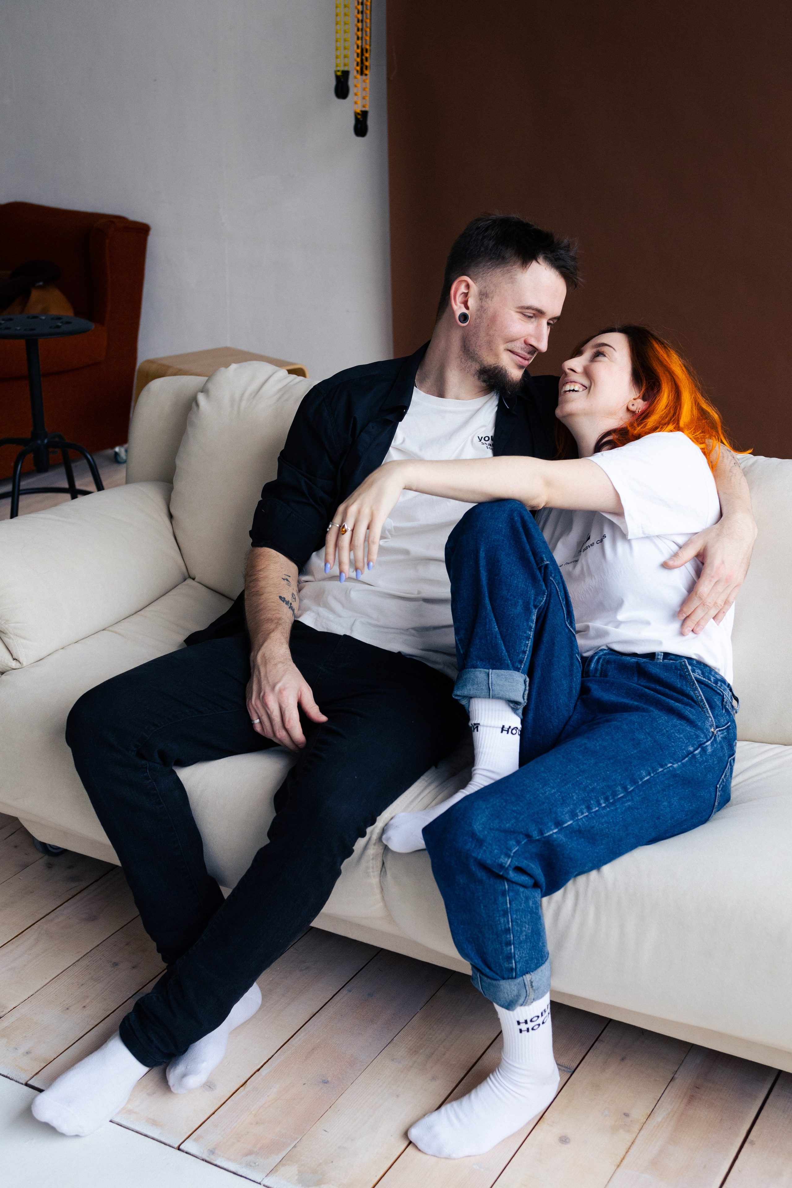 Маша и Лев. Студия