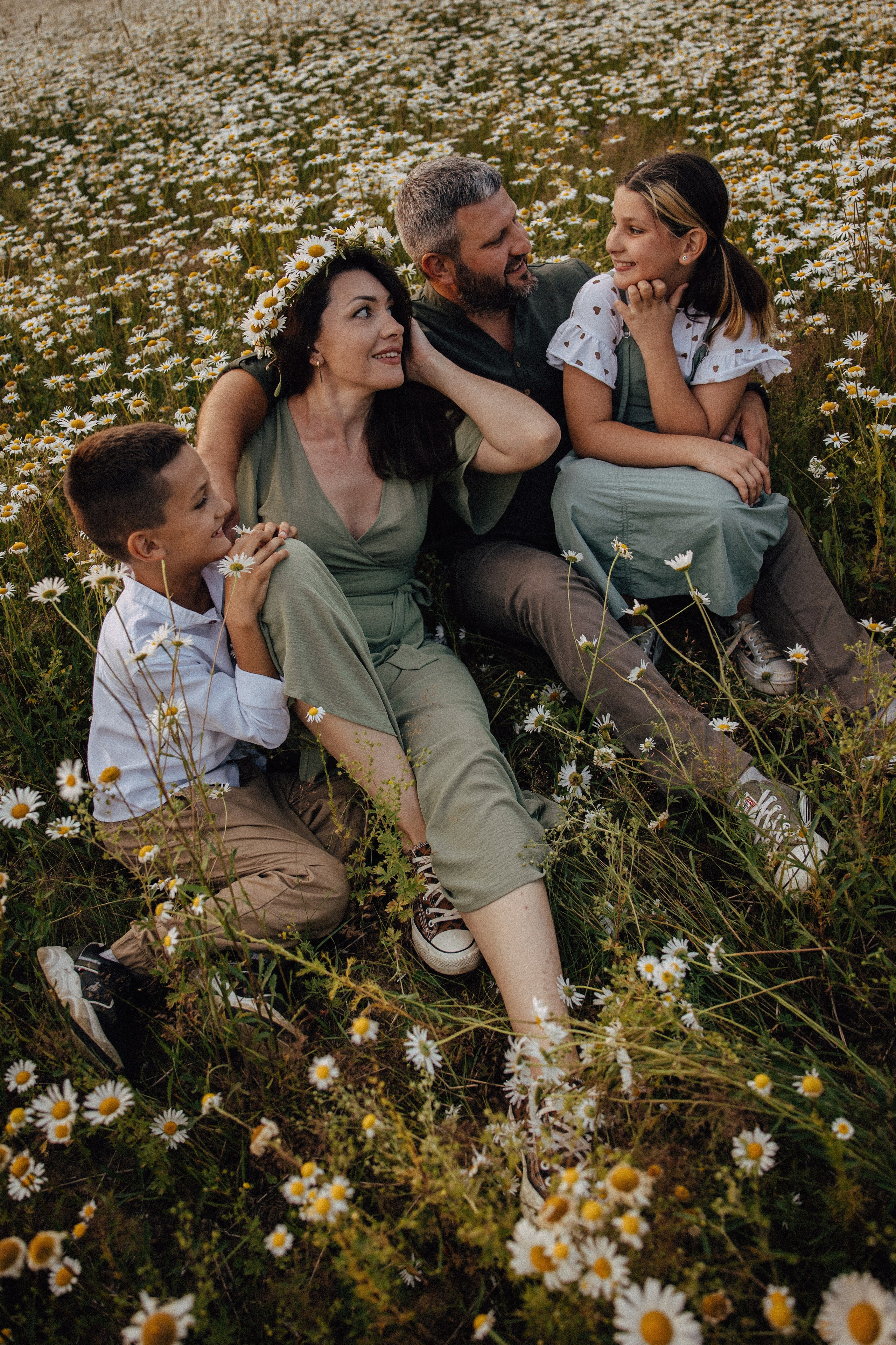 Ромашковое поле. Семейный и свадебный фотограф в Москве Вероника Жибинова