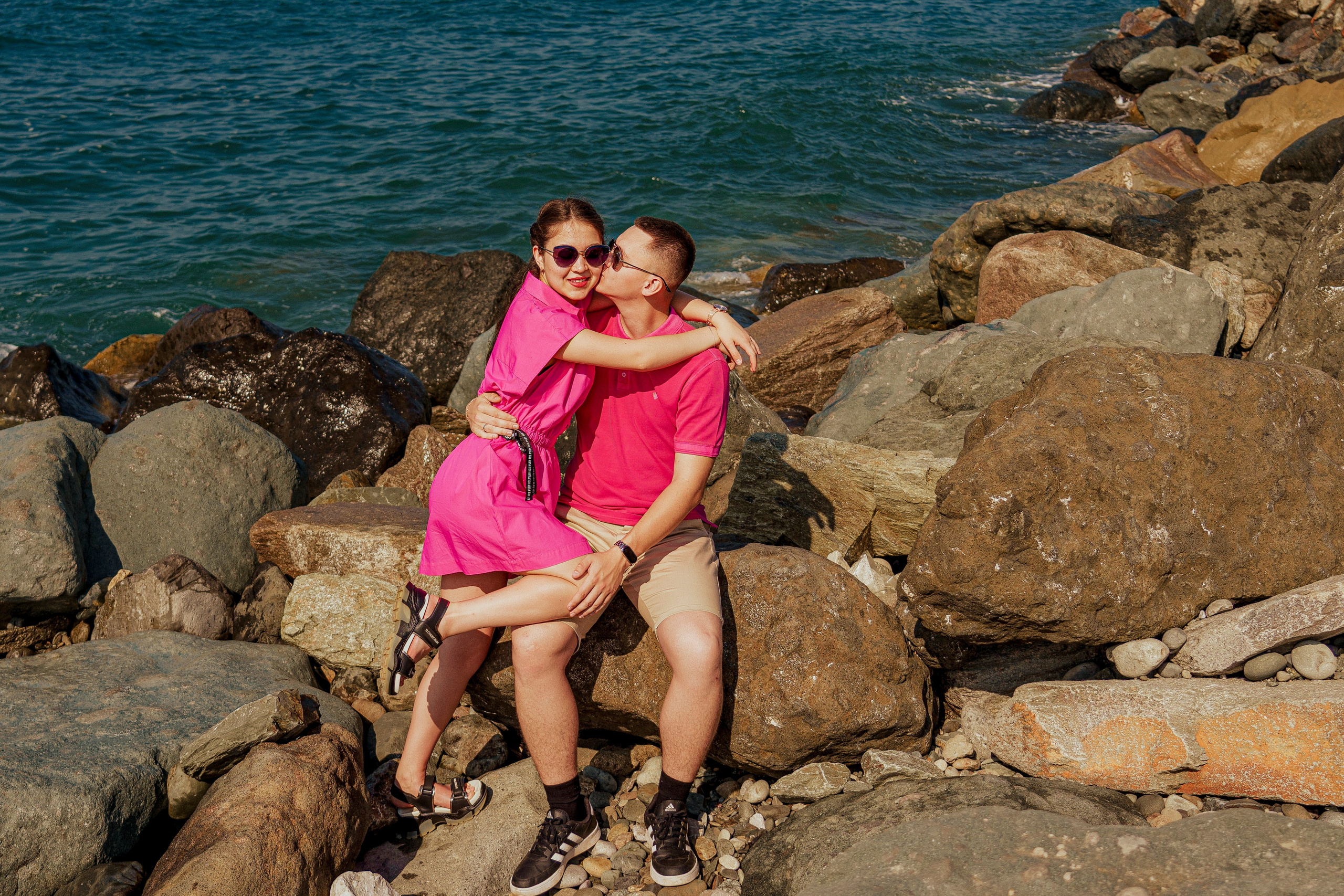 Фотосессия любовной истории молодой пары