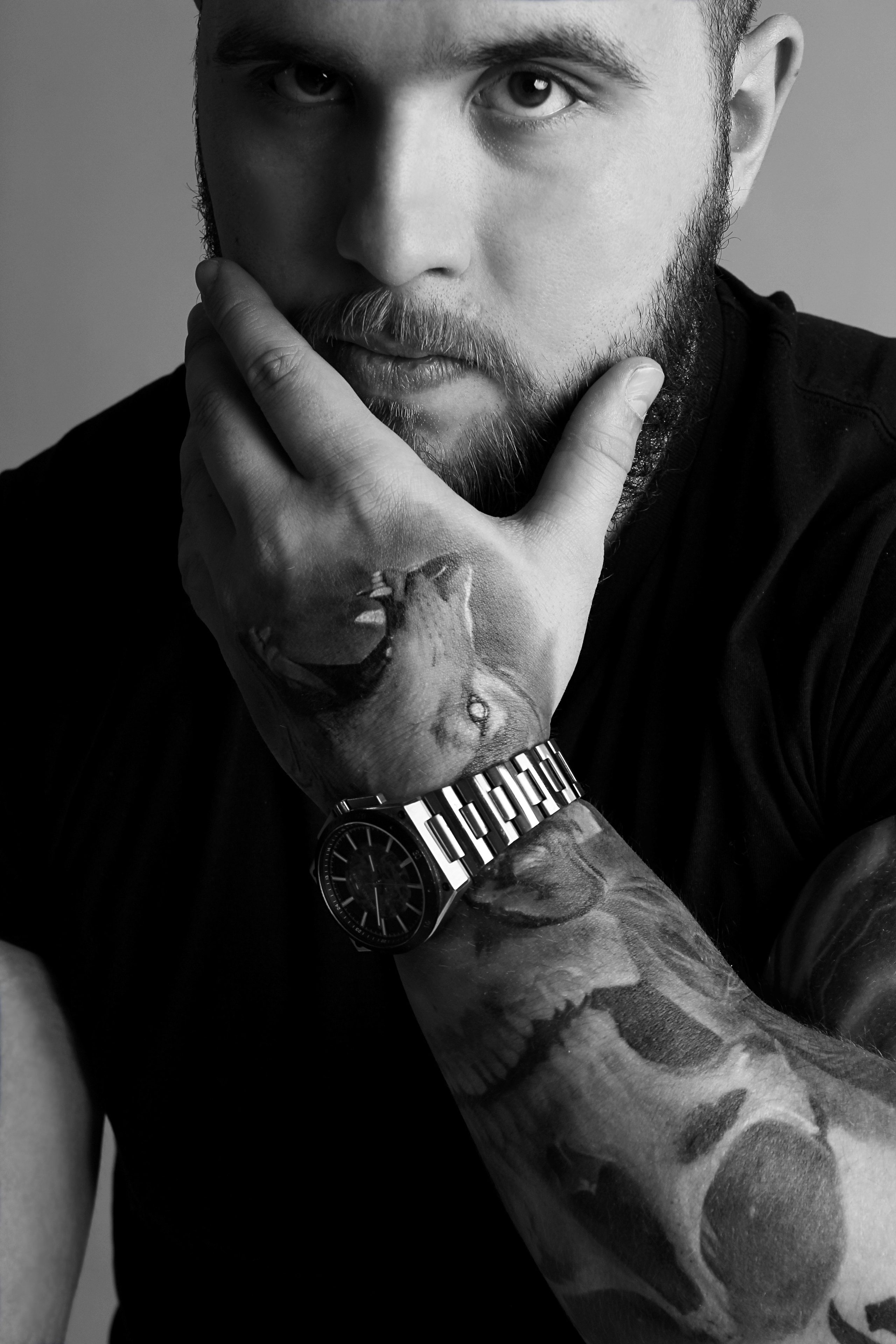 Мужская фотосессия в студии. Булат. Свадебный и репортажный фотограф в Уфе| Осетрова Ольга