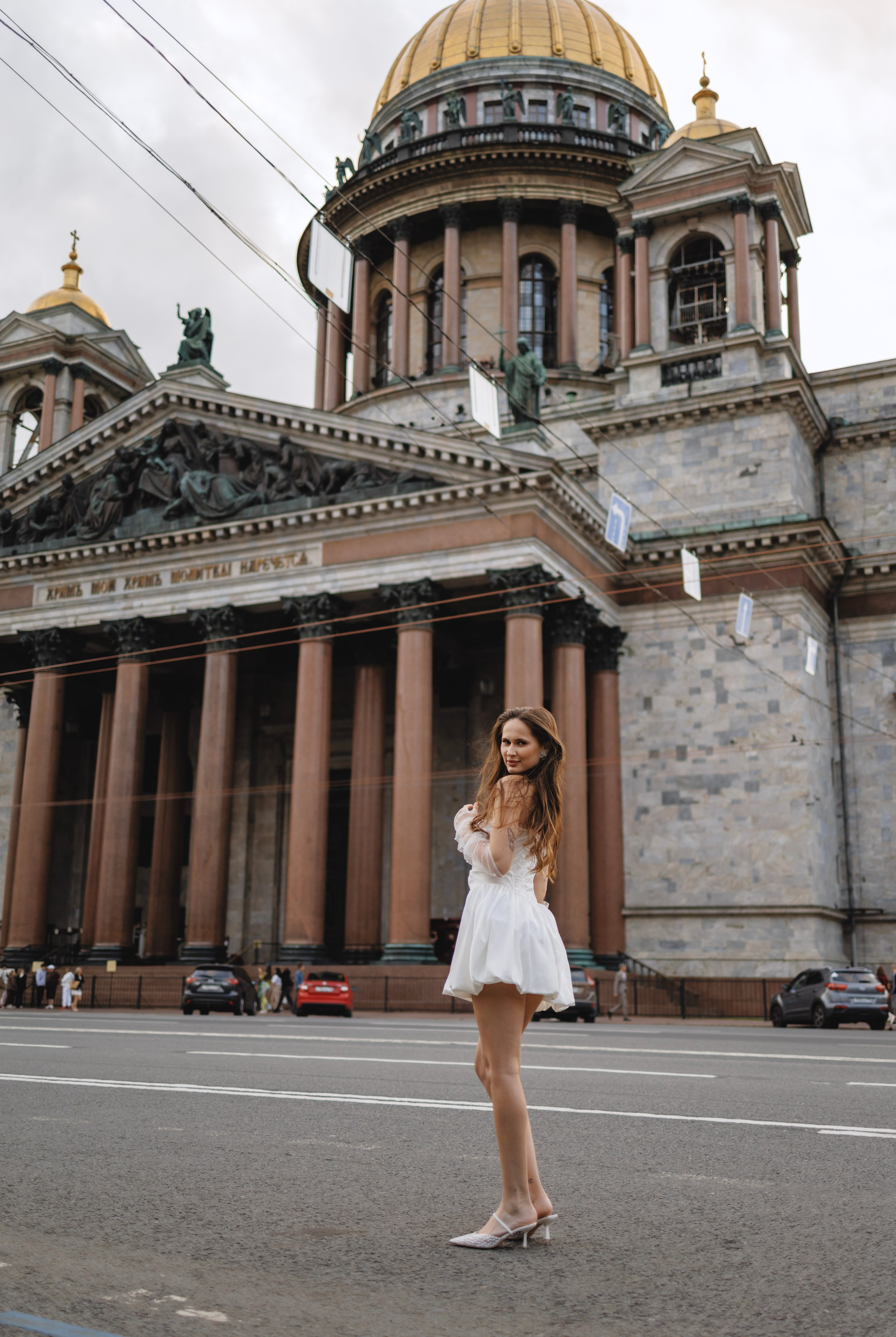 Руслан и Виолетта — Исаакий, Зимняя канавка. Боженова Елена фотограф Санкт-Петербург