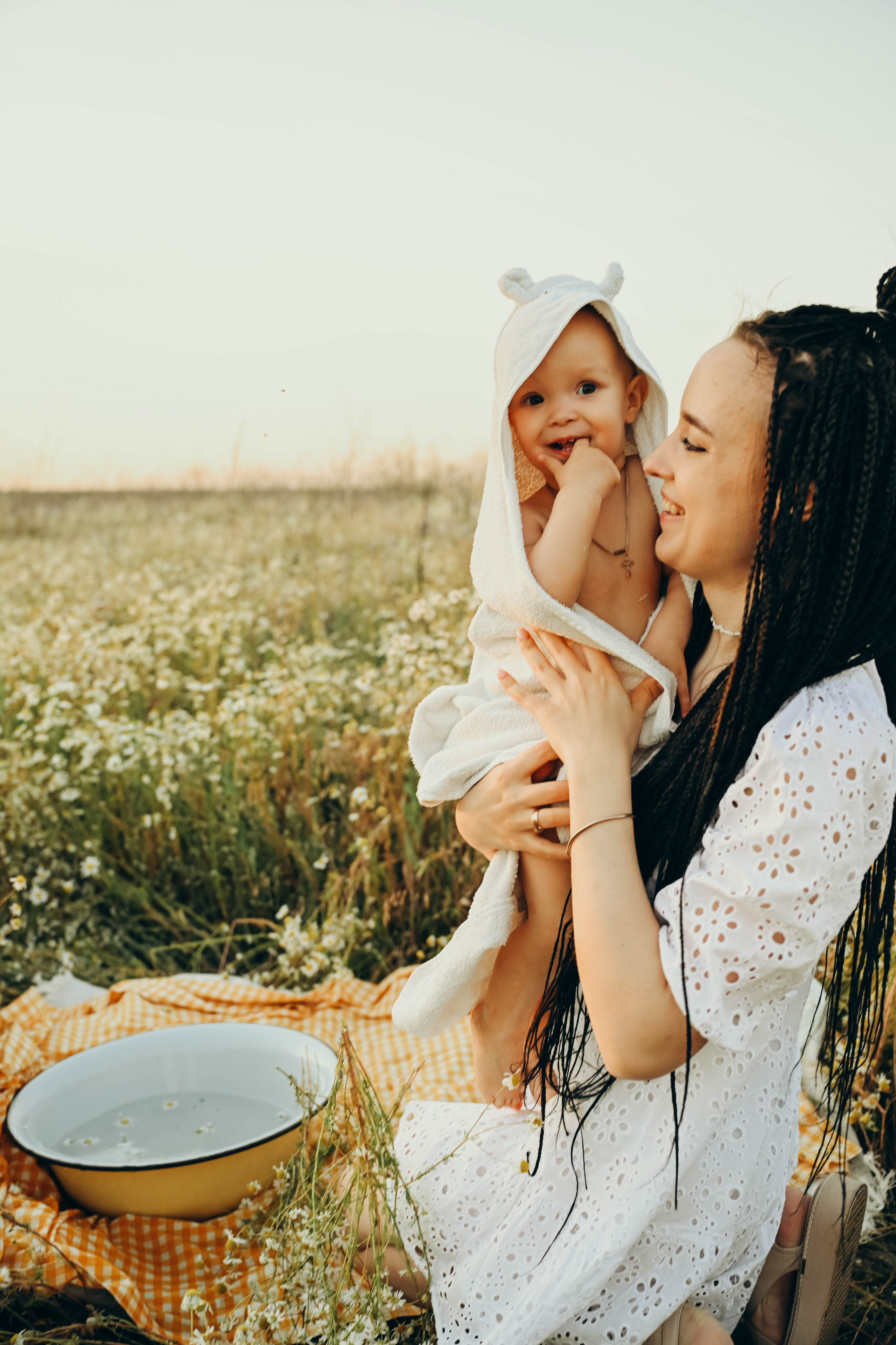 Ромашковое поле. Семейный фотограф в Москве Люберцах Ирина Вронская