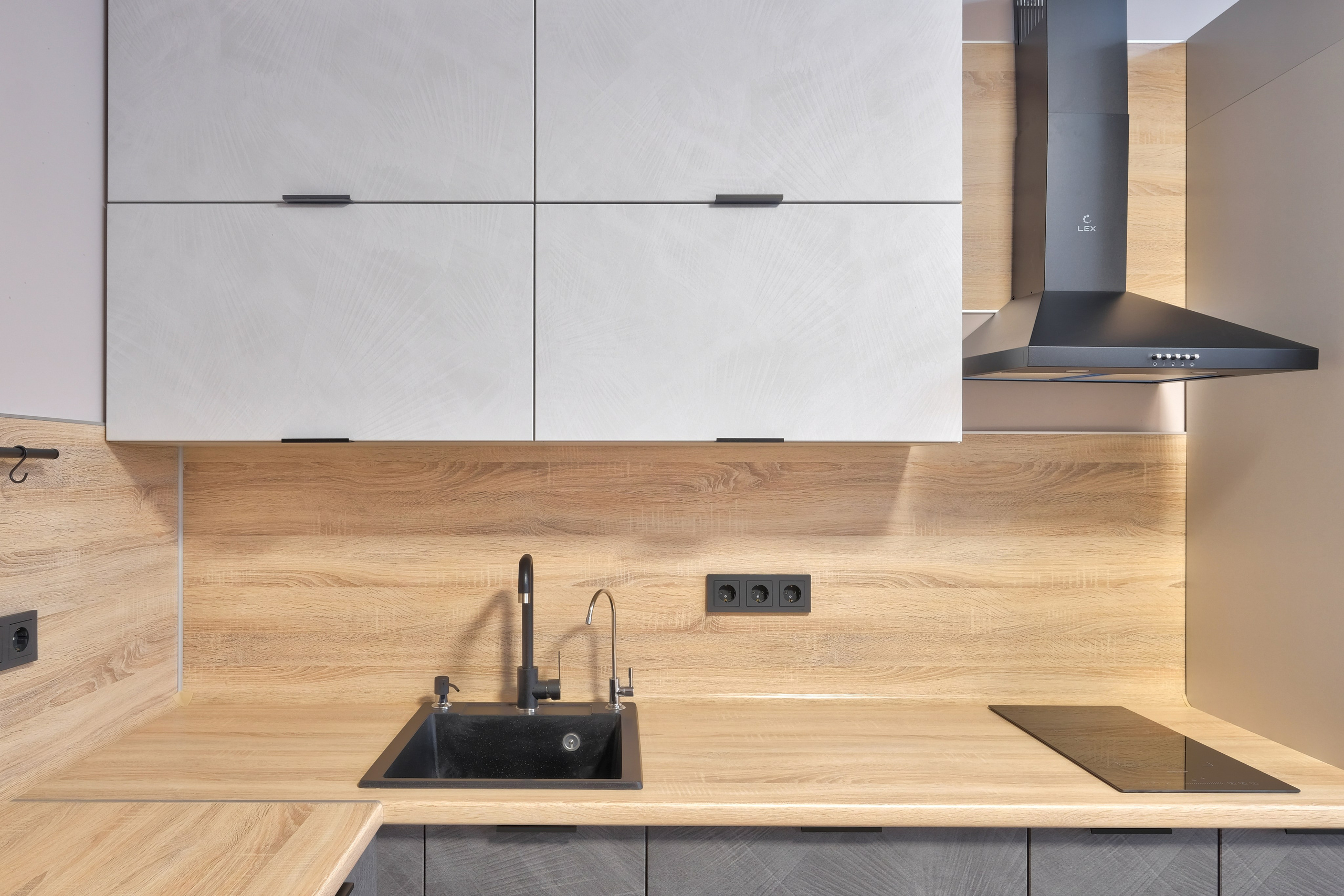 Съемка кухонного гарнитура после установки. Свадебный и репортажной фотограф Денис Ожигин в Краснодаре и Краснодарском крае