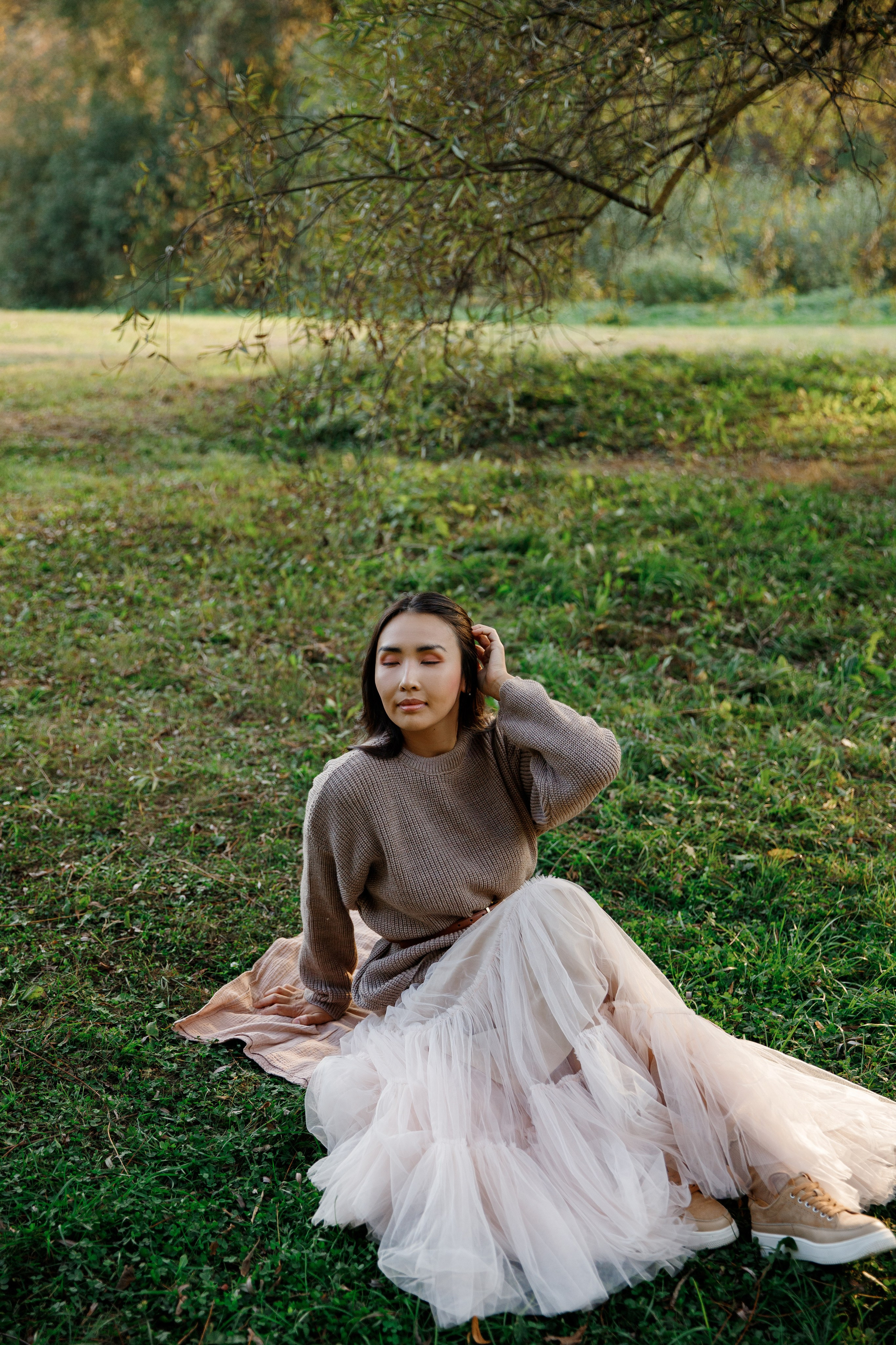 Осенняя семейная фотосессия в усадьбе Валуево. Фотограф Александра Сыщенко