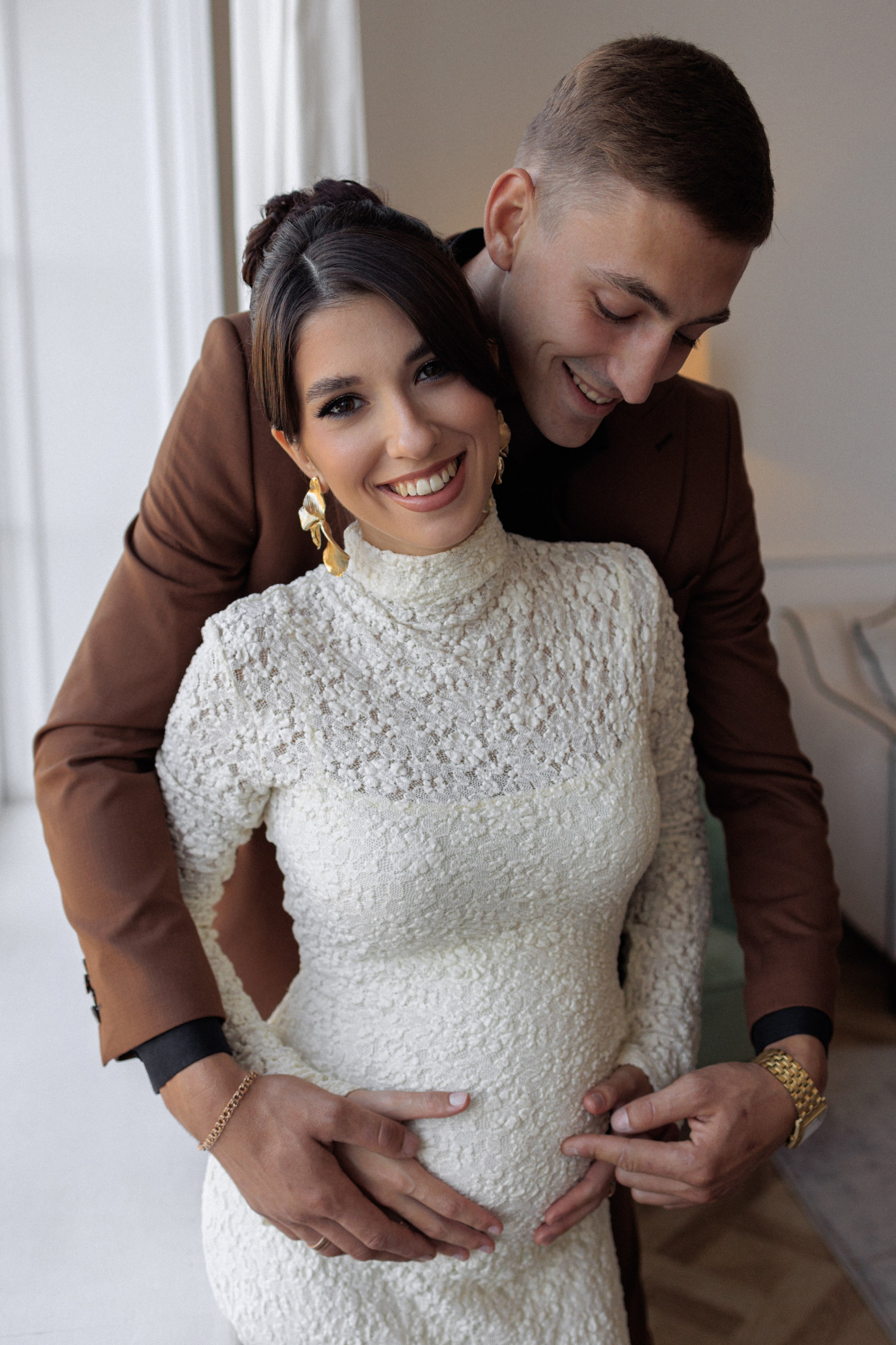 Фотосессия в ожидании беременности в студии на Зиповской. Свадебный фотограф и видеограф Краснодар, Ростов, Сочи, Новороссийск