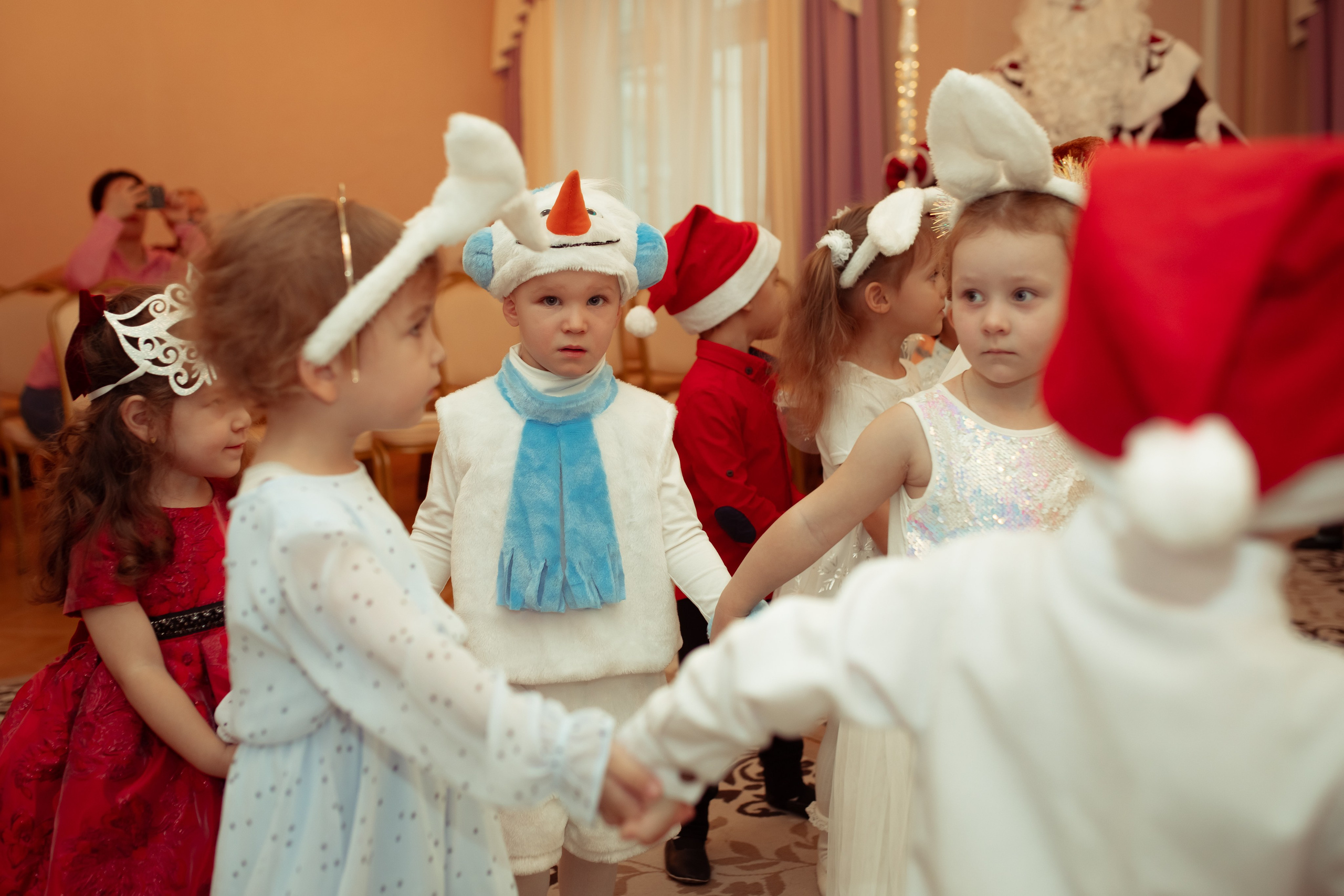 Новогодний утренник в детском саду. Семейный и детский фотограф в Москве Дорогова Екатерина
