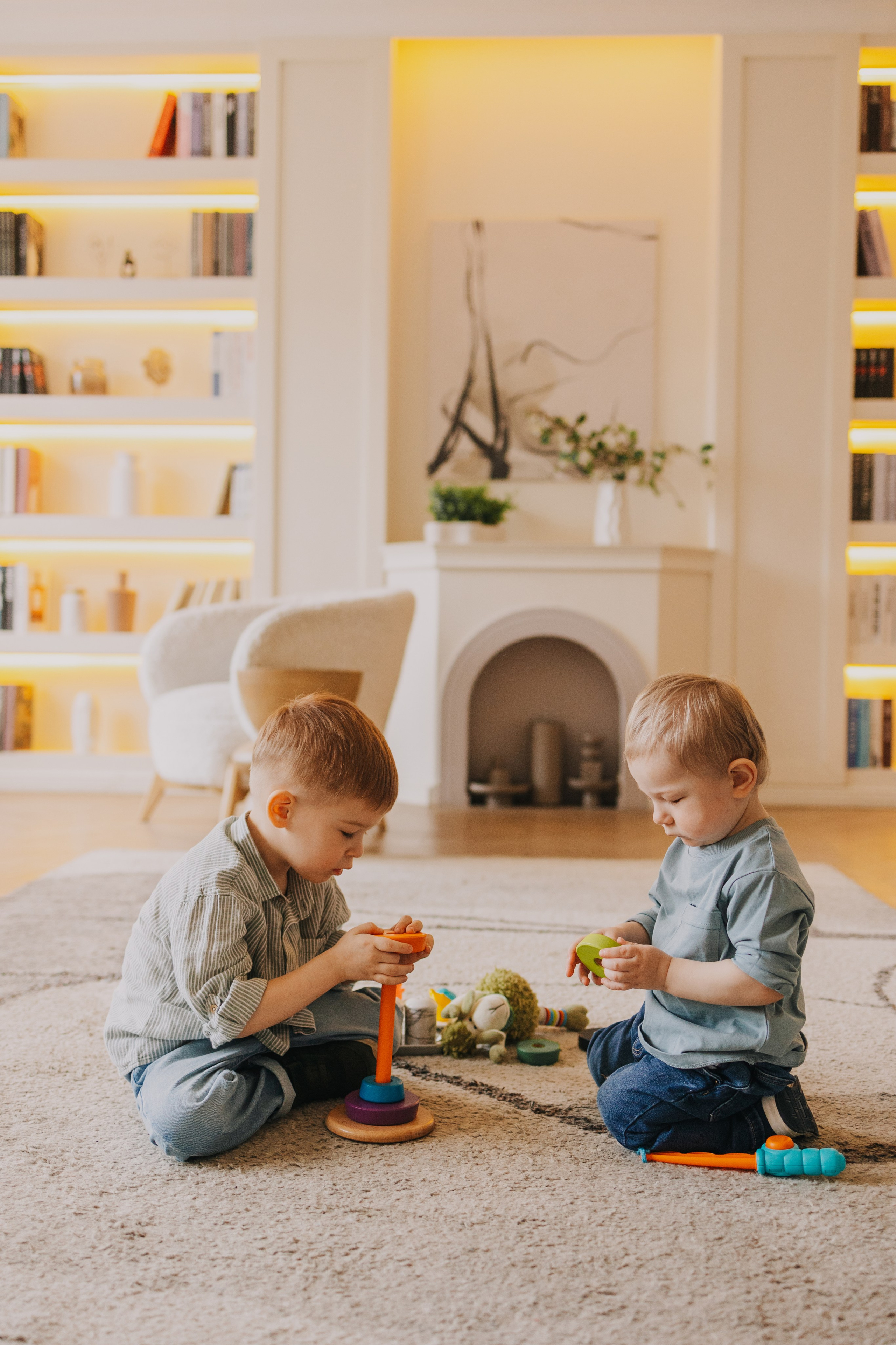 Большая семья. Домашняя фотосессия