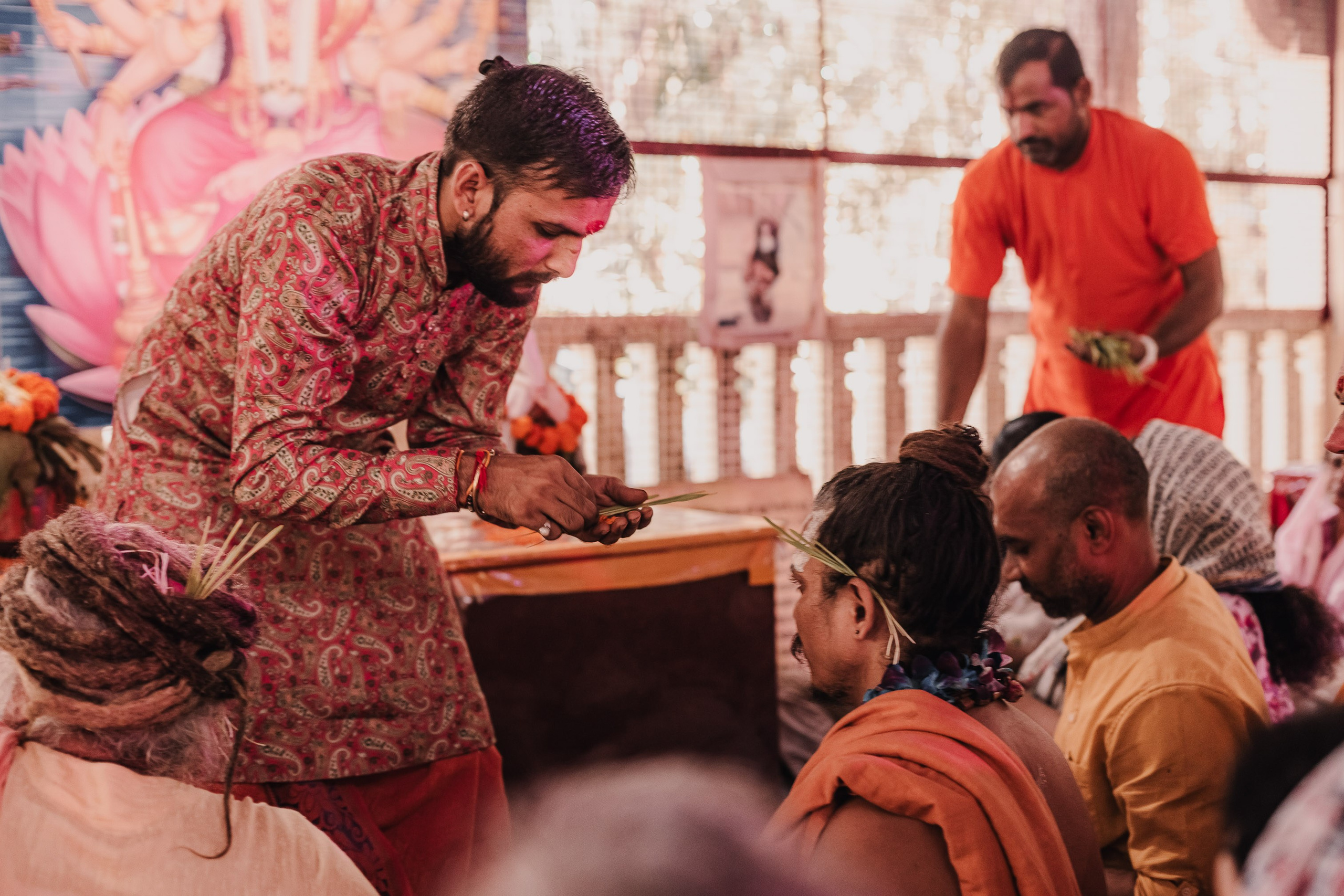 Navaratri yajna at Devraha Baba Ji ashram. Мариам Багдасарян