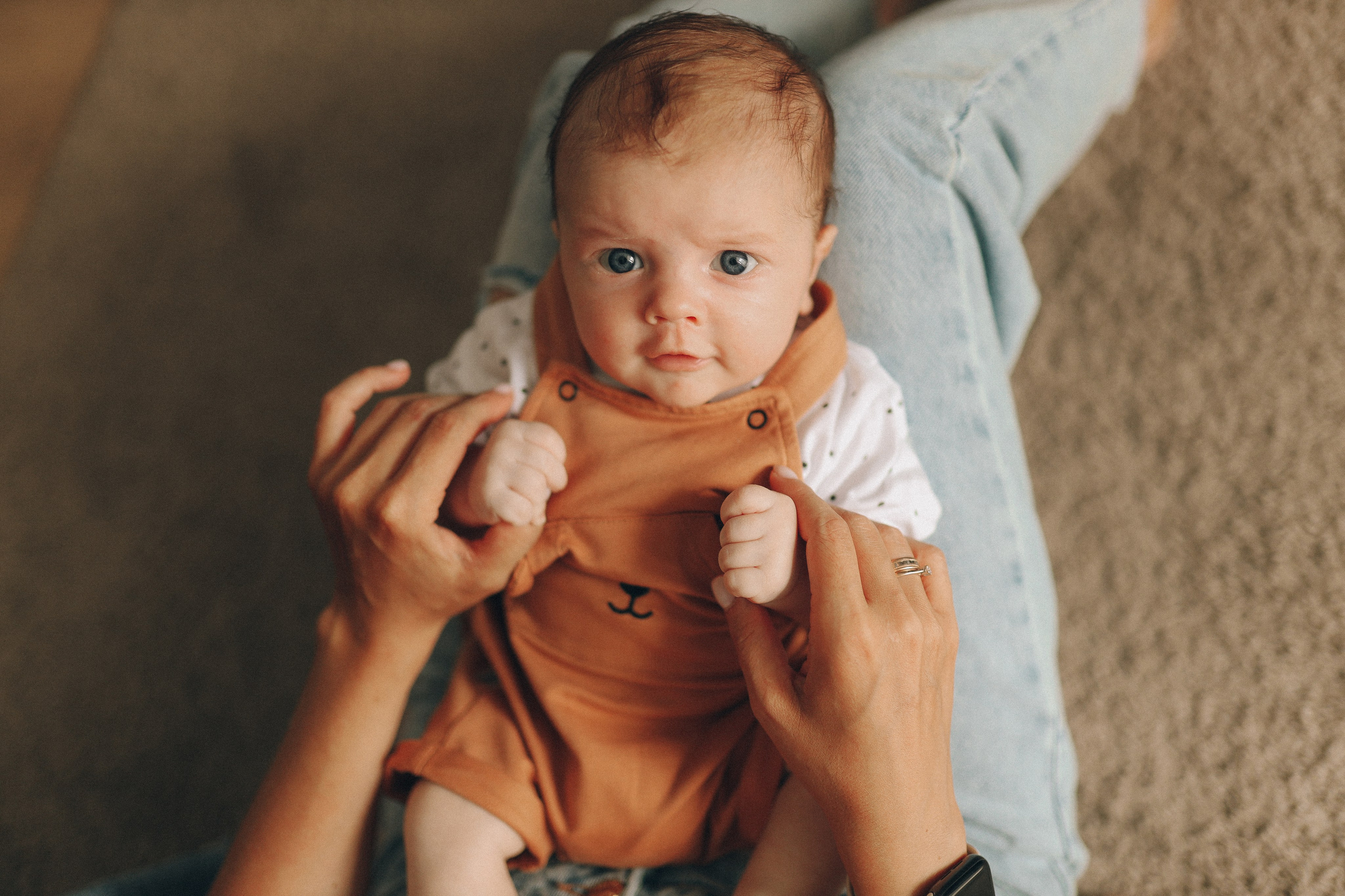 Домашняя фотосессия с малышом. Семейный фотограф Екатеринбург Черепанова Олеся