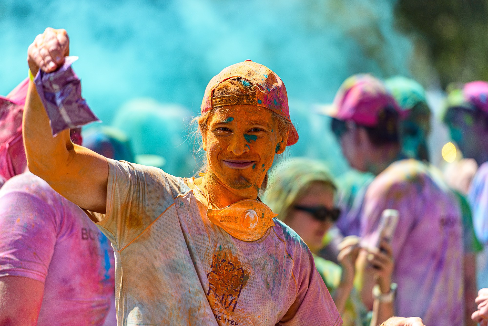 Красочные волонтеры!. Репортажный фотограф Сергей Квартальнов