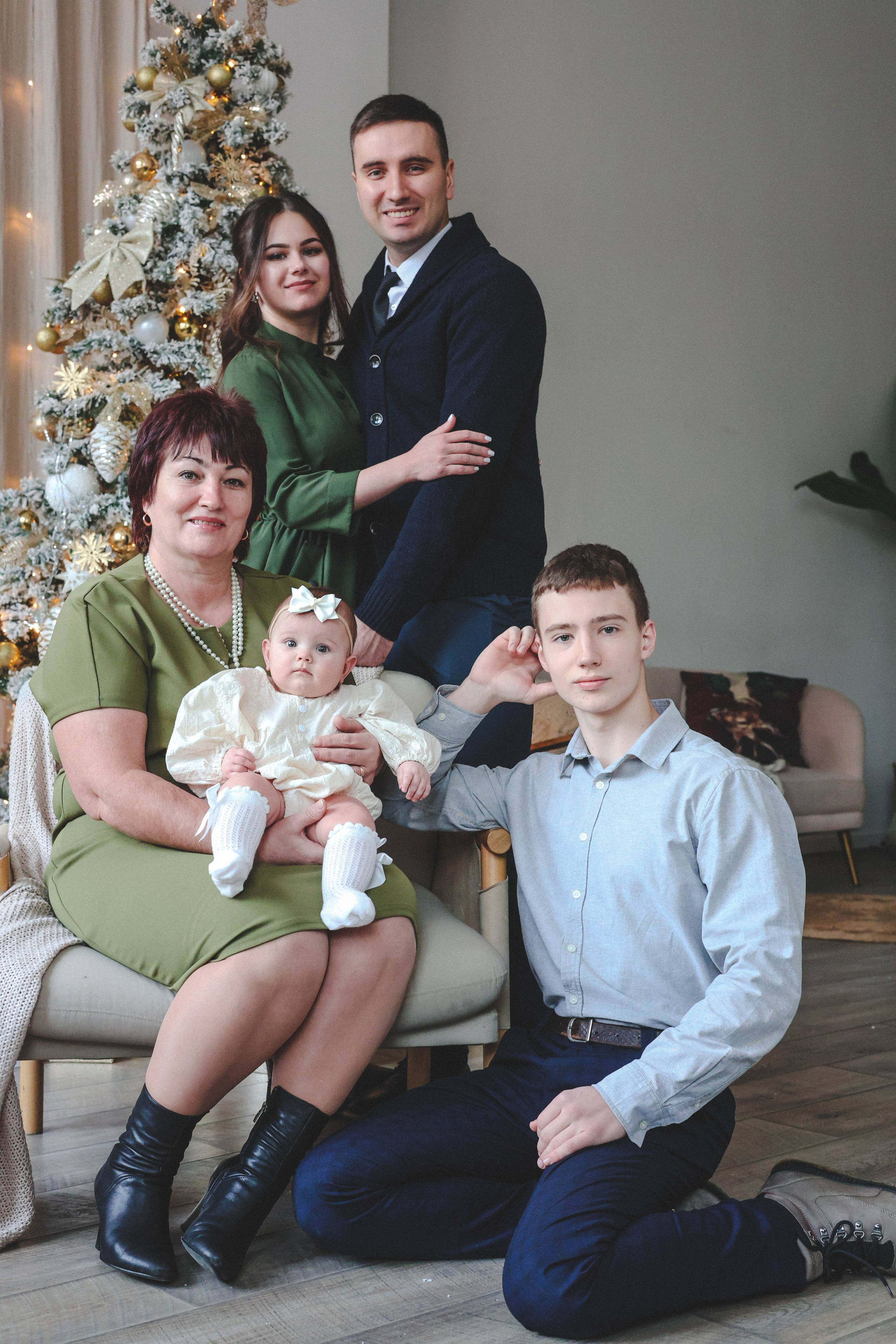 Новогодняя история «Светлана и ее семья». Фотограф в Москве Анастасия Калинина