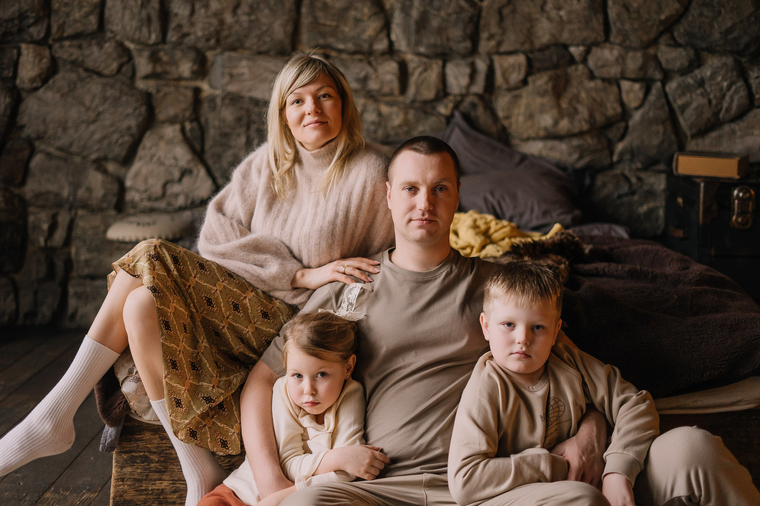 Роман, Александра, Миша и Марина. Екатерина Рыбкина Портретный фотограф в Москве