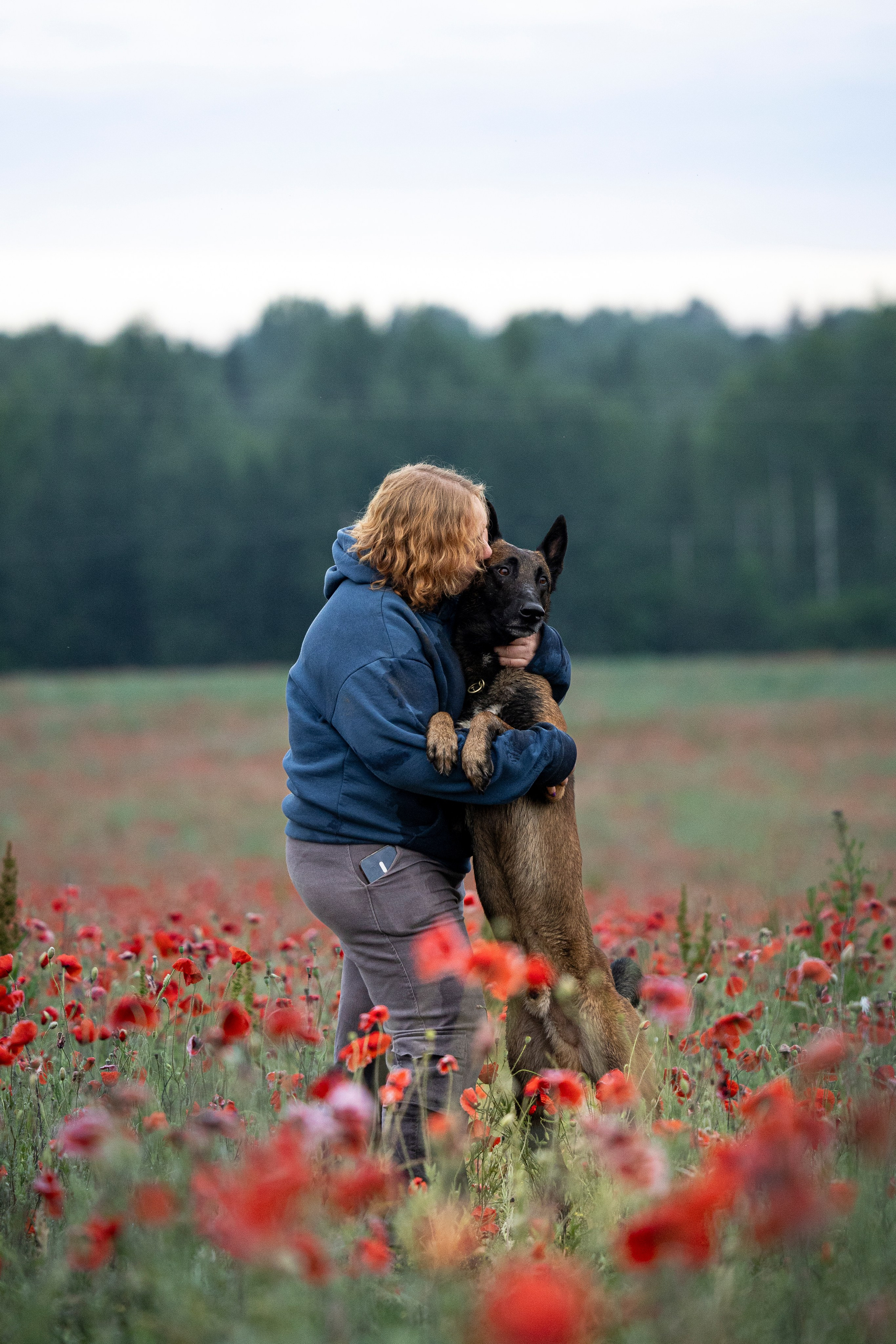 Маковое поле. Фотограф-анималист Анна Маринич