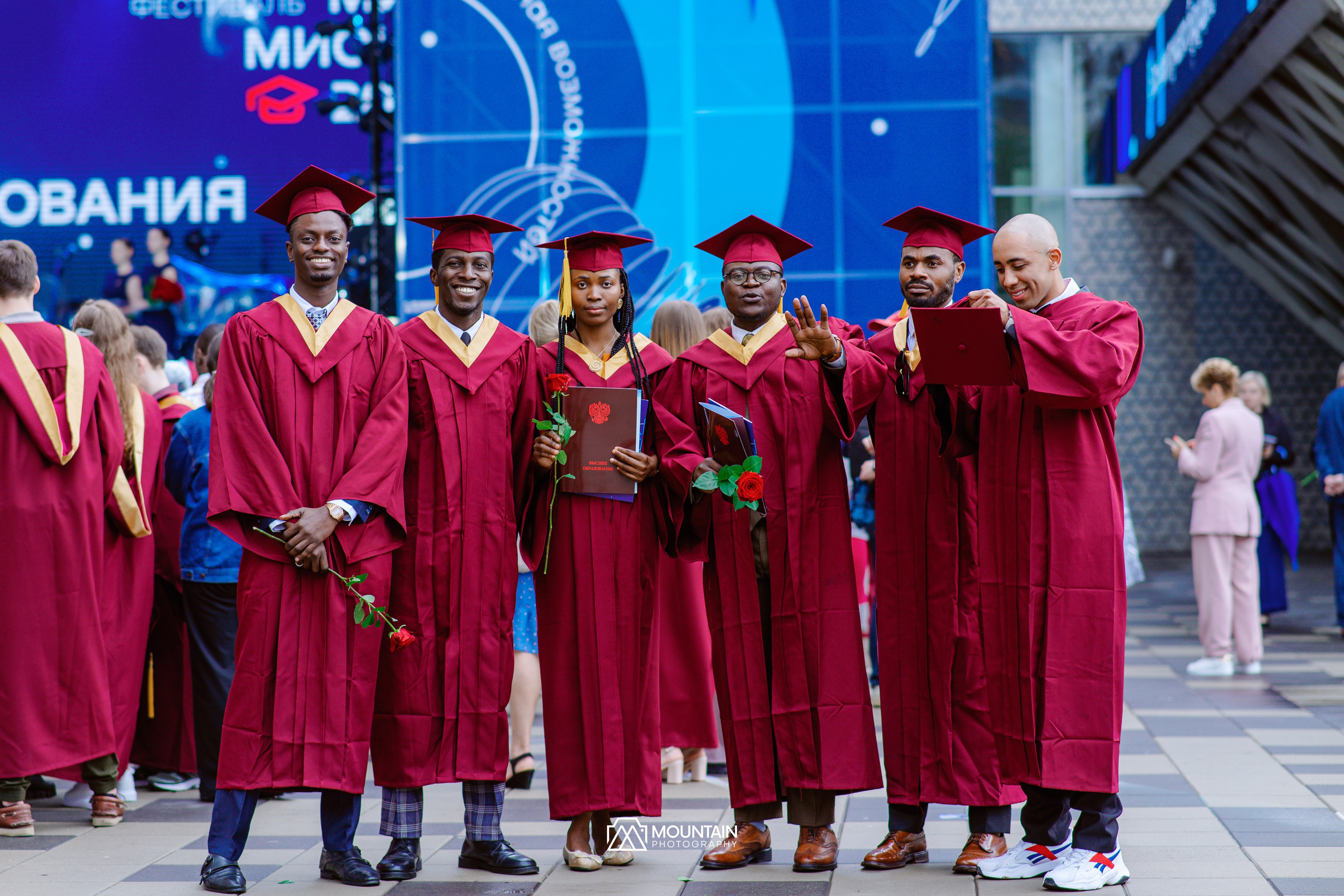 Remise des diplômes. Photographe basé à Moscou