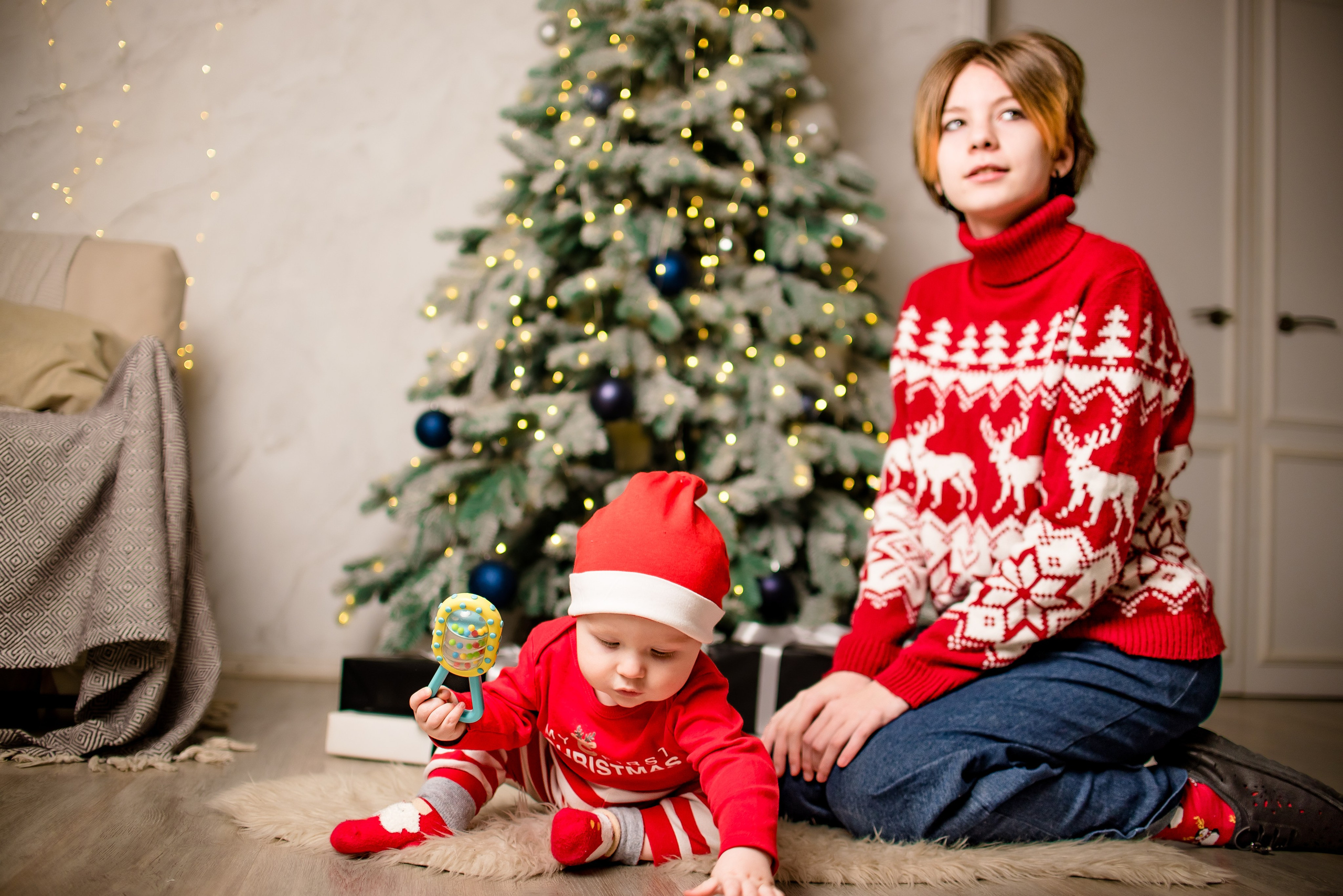 Новогодняя семейная фотосессия. Фотограф Макс Огурцов в Нижнем Новгороде