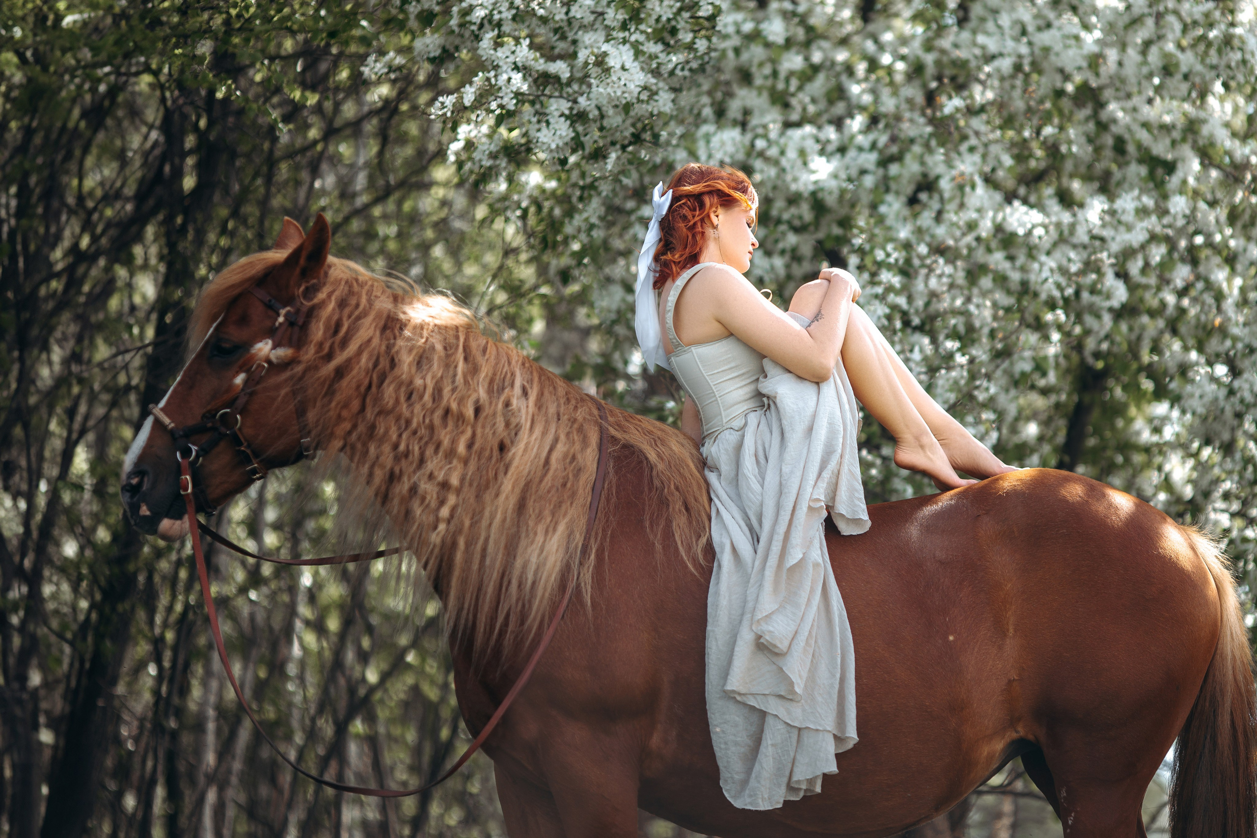 Весенние цветения. Анна Молчанова конный фотограф в Тюмени | фотосессии с лошадьми Тюмень