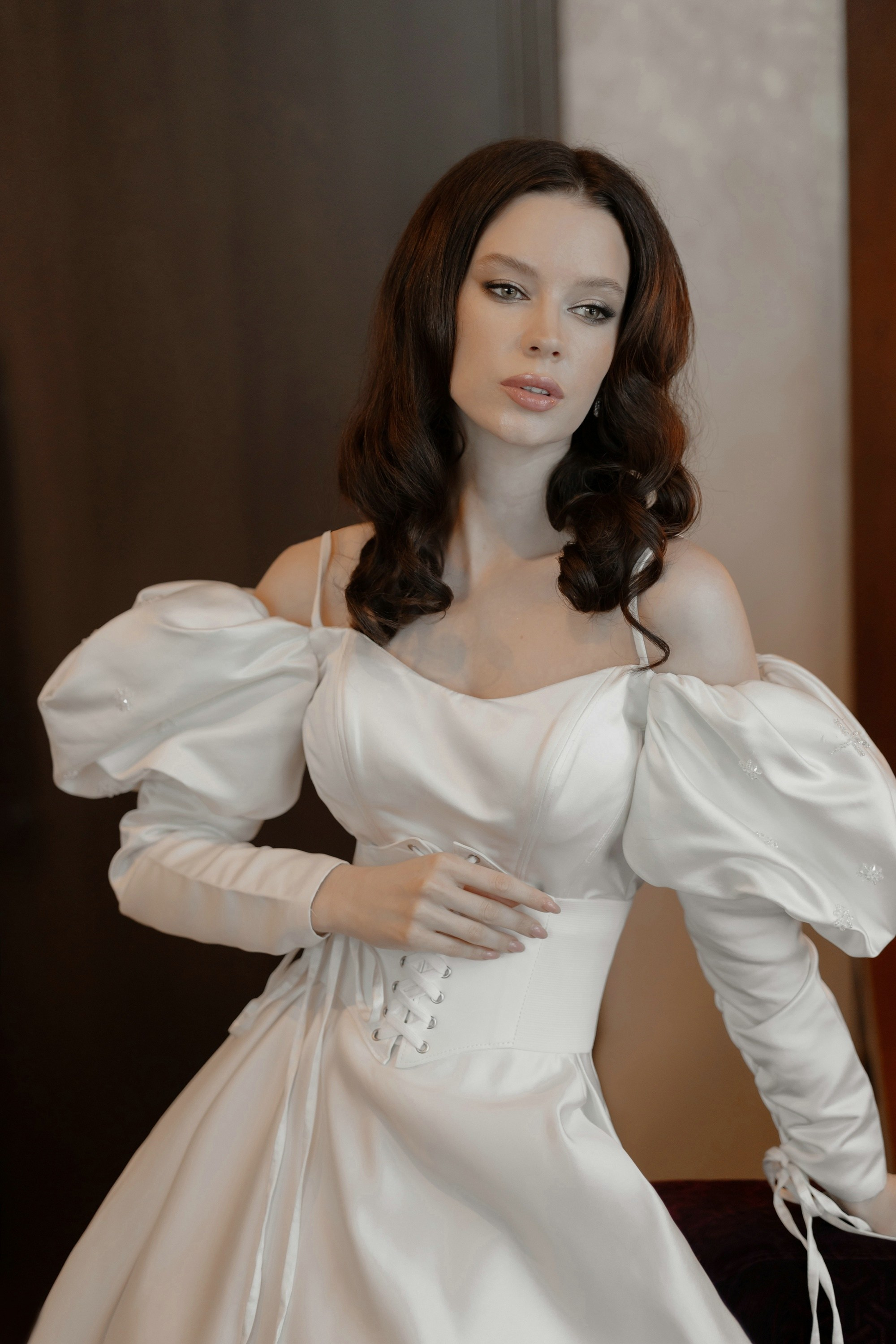 Фотосессия свадьбы на лестнице в Hyatt Regency Moscow Petrovsky Park. Свадебный и семейный фотограф в Москве Светлана Зоткина