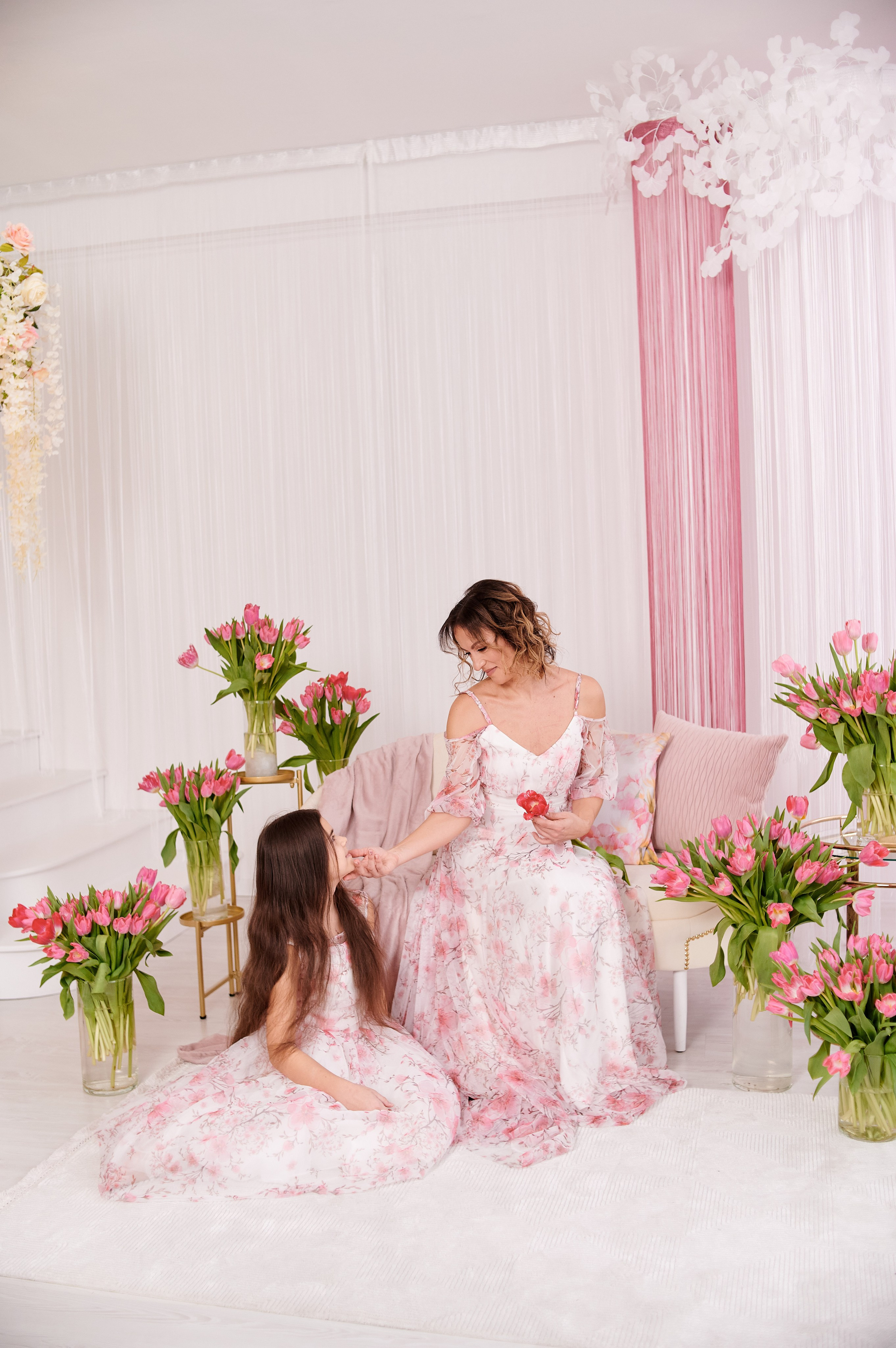 Розовые тюльпаны. Семейный и детский фотограф в г. Ногинске Ангелина Хасанова