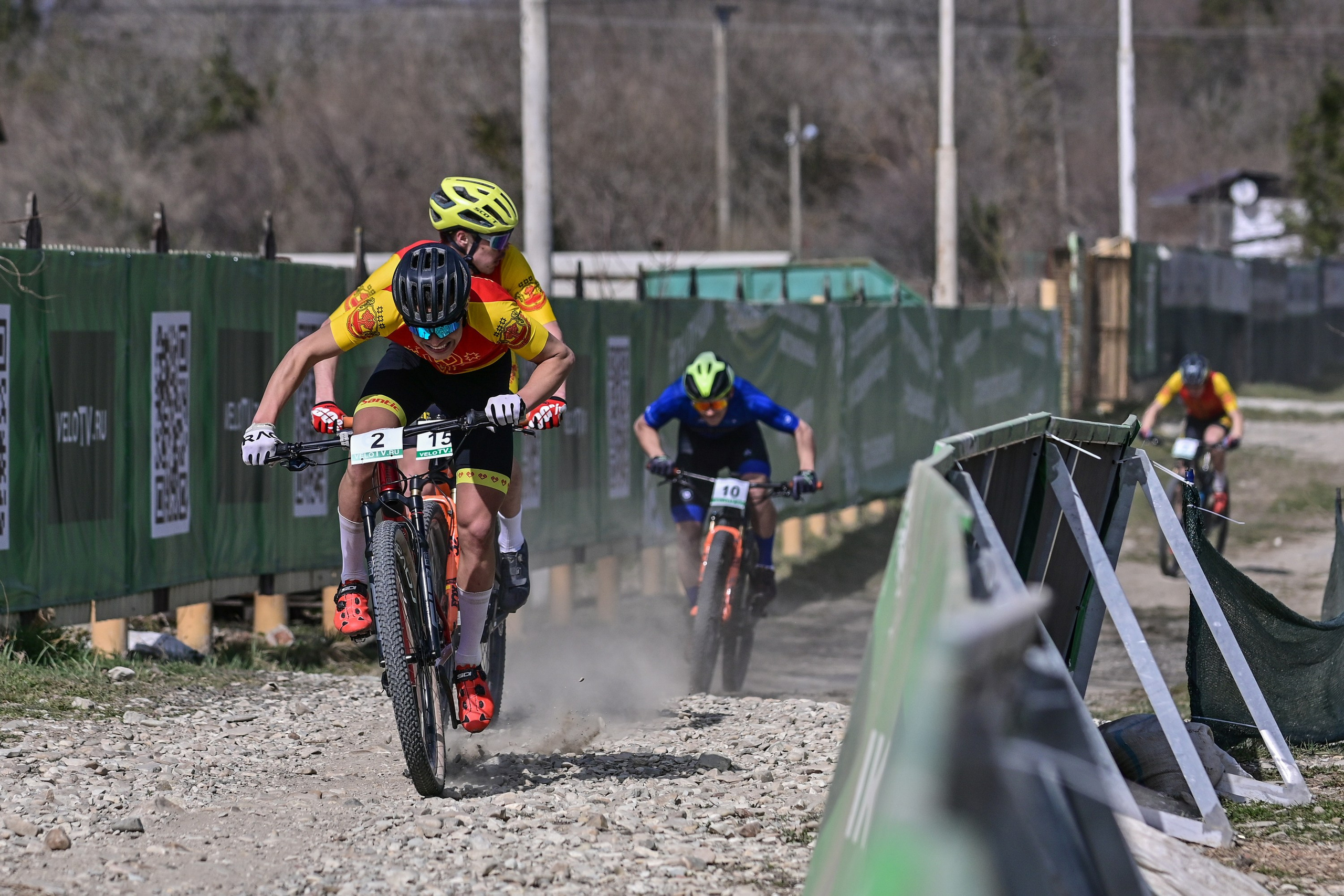 Маунтинбайк, кросс-кантри в Архипо-Осиповке 16 марта 2025. Спортивный фотограф, фотожурналист Павел Ларькин