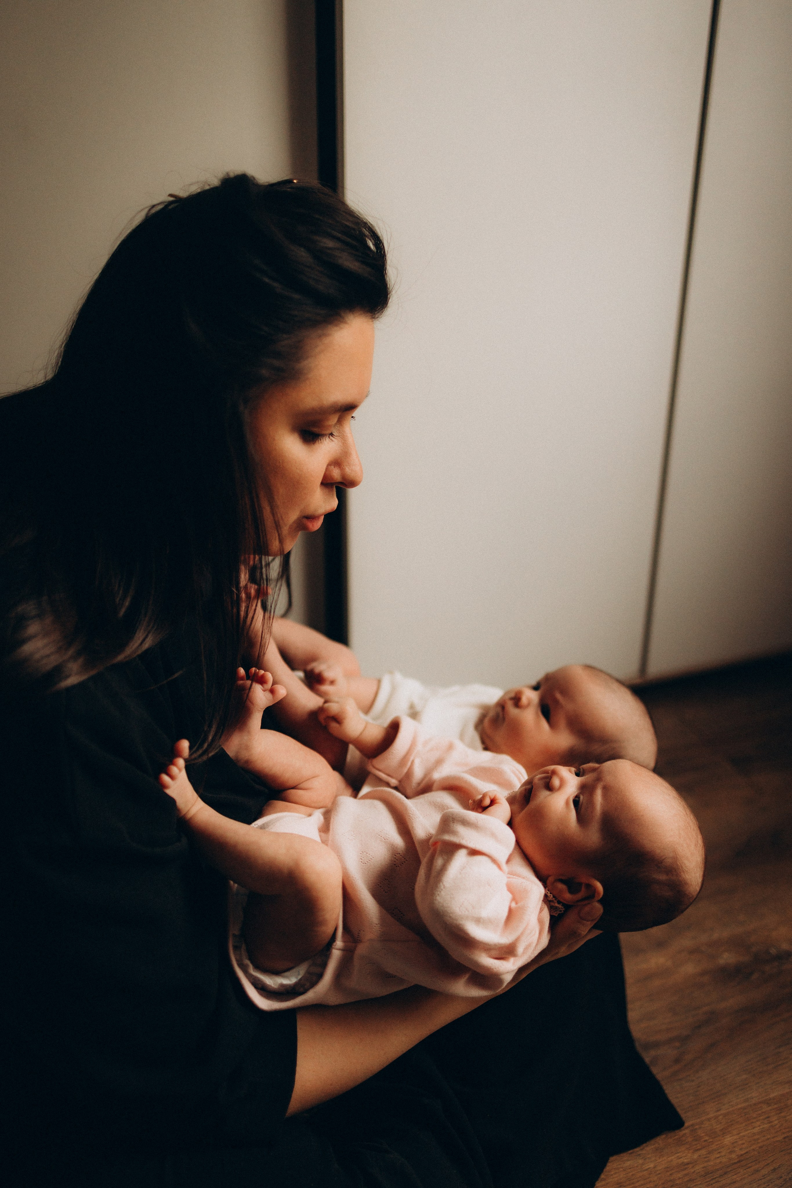 Маша и Варя 2 месяца. Евгения Пелипас