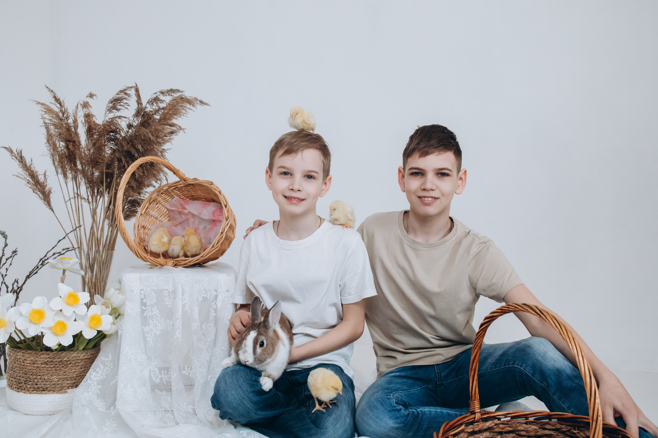 С цыплятами. Семейный фотограф Нижневартовск Тюмень Ефимова Ирина