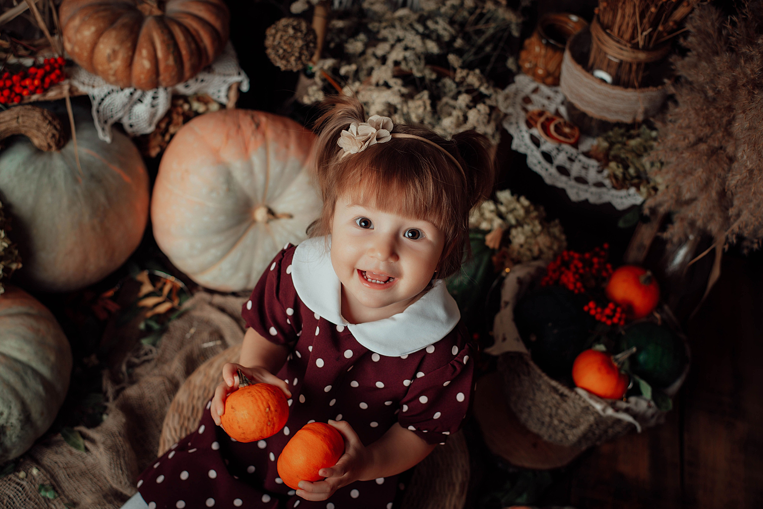Тыквенный фотопроект. Семейный и детский фотограф новорожденных Ульяновск