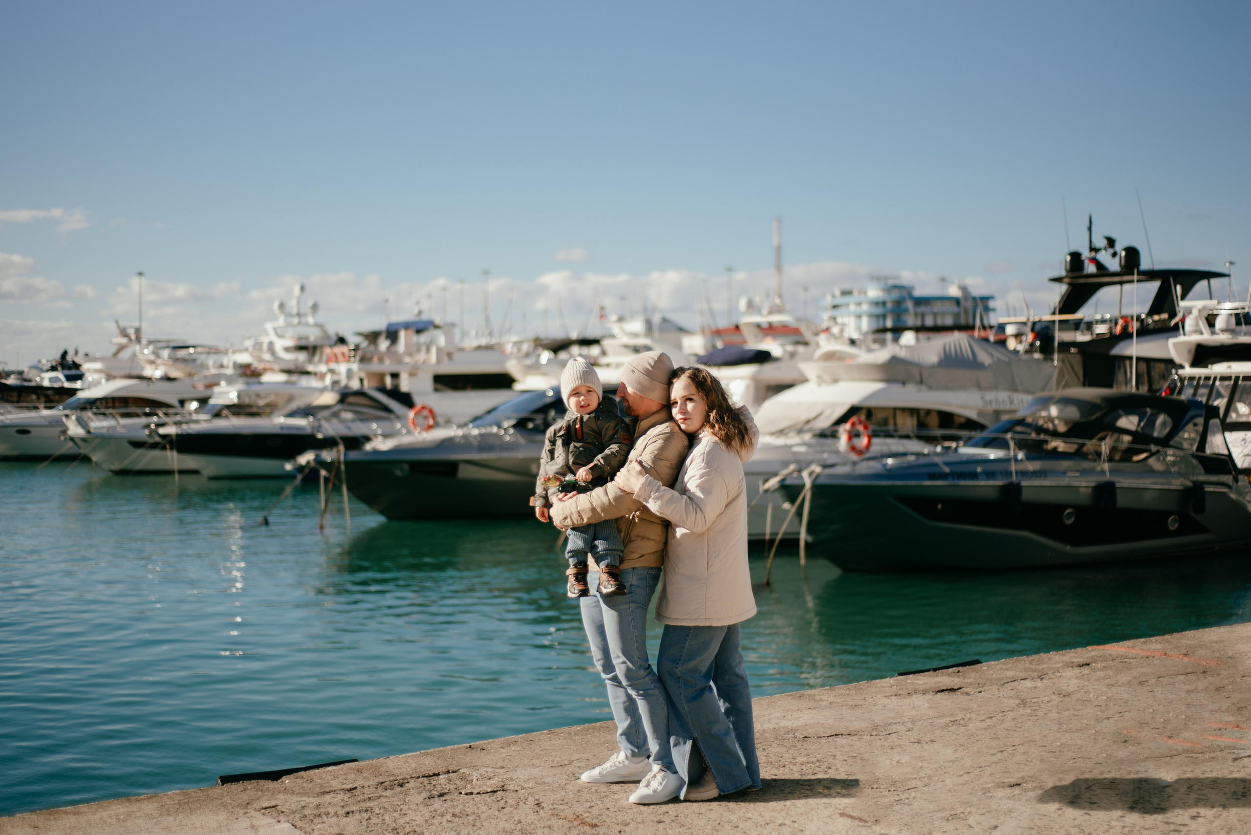Зимнее море. Семейный и женский фотограф Лоо Краснодар Сочи Энем Татьяна Трибурт