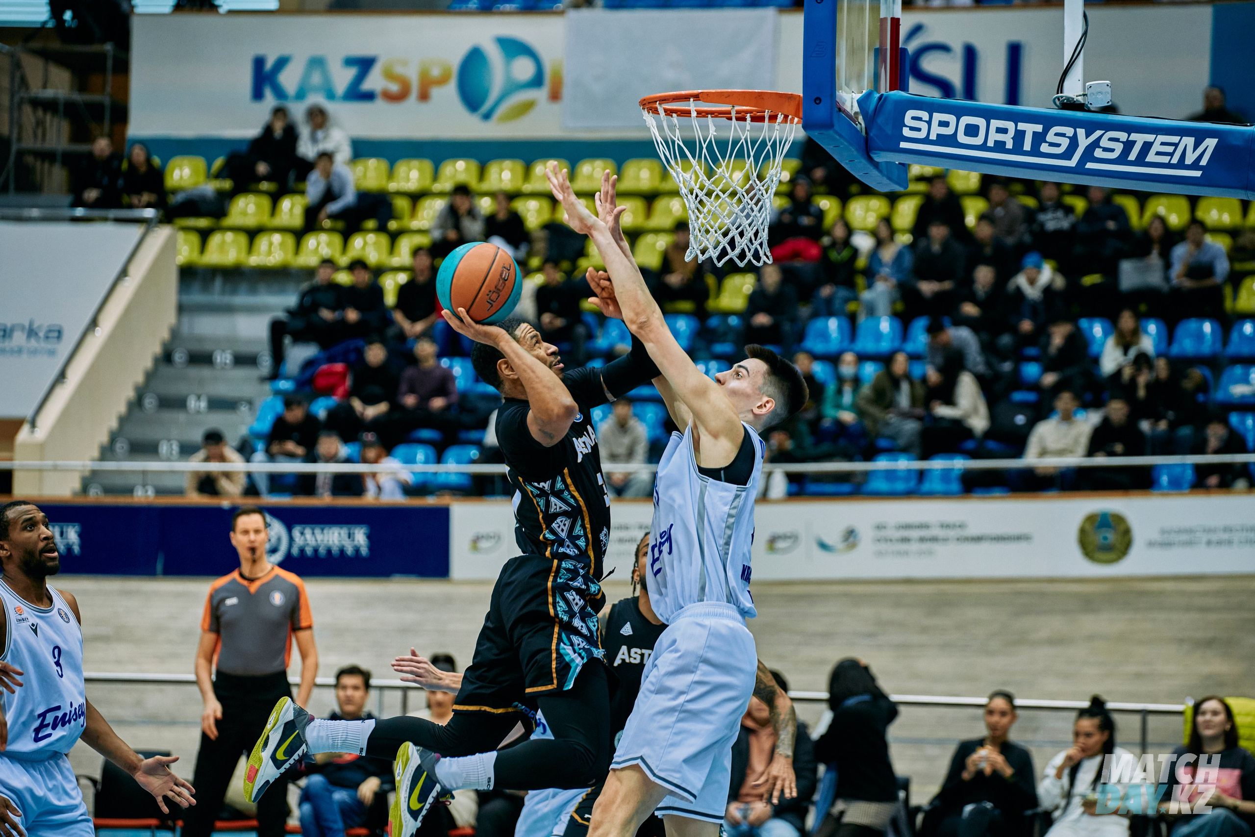 VTB League (Astana — Enisey) 01 February 2024. Professional photo & Event agency (Kazakhstan, Astana)