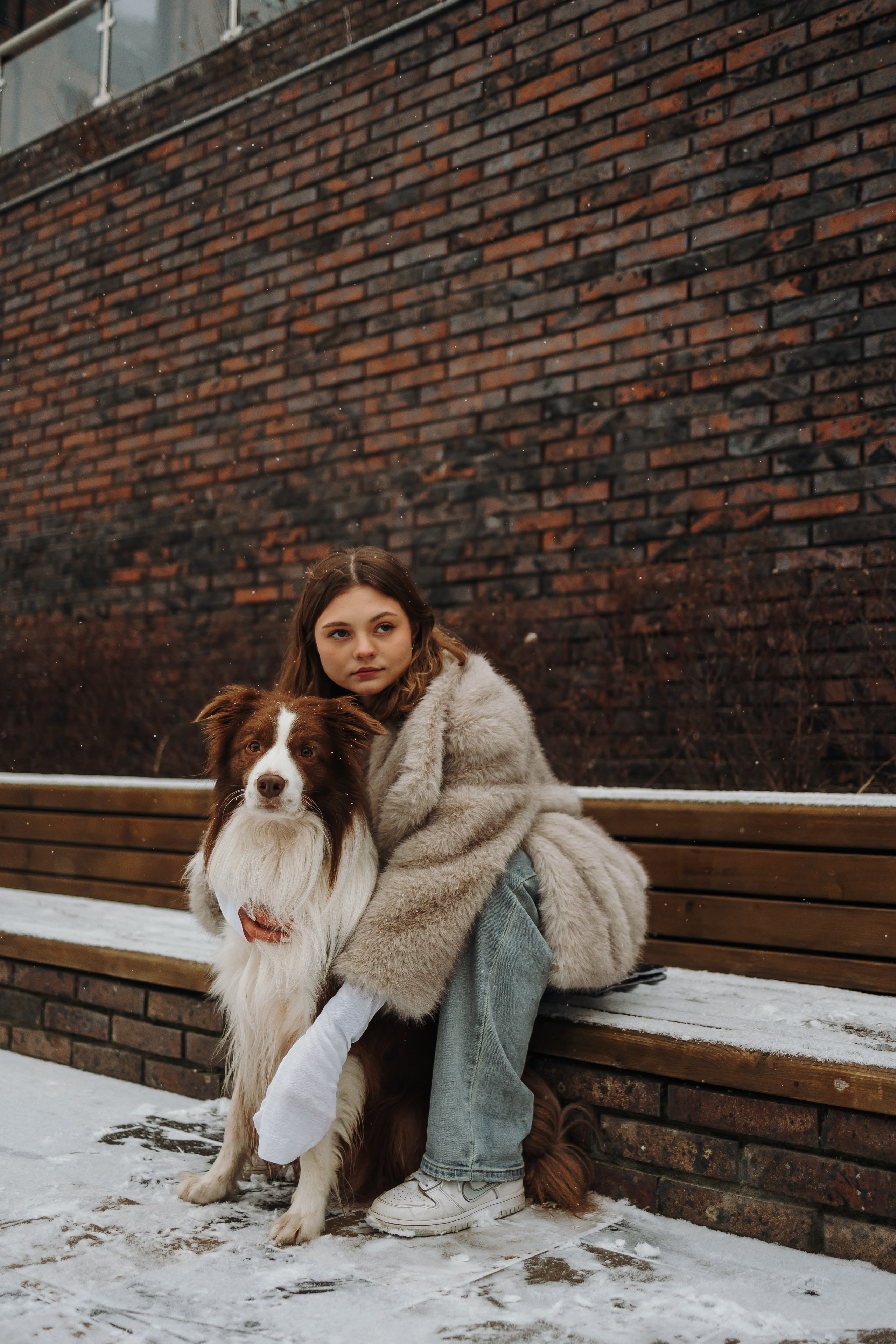 Маша и Брауни. Фотограф-анималист в Санкт-Петербурге Алина Яхонт