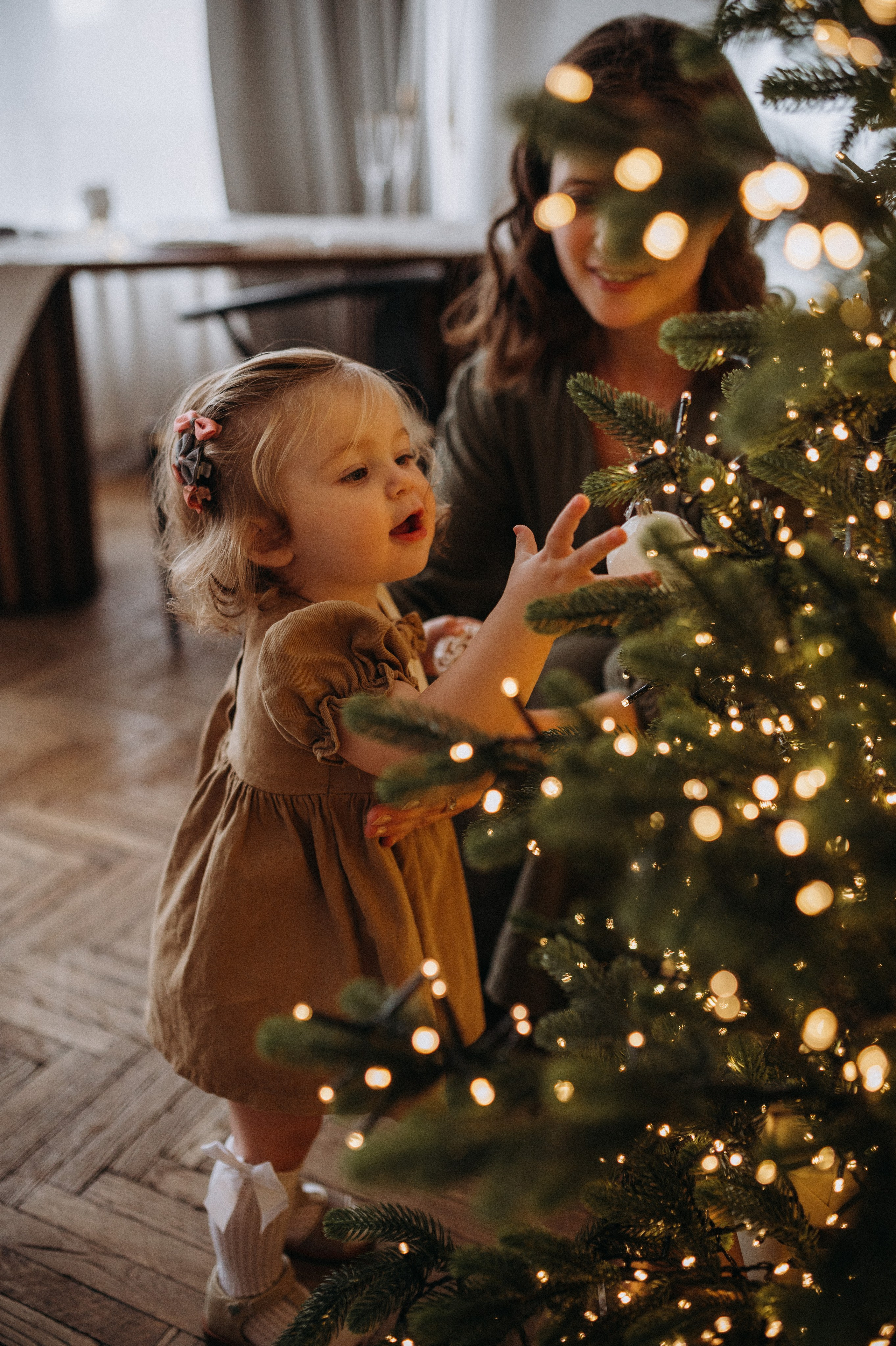 Семейная новогодняя фотосессия в студии. Семейный фотограф в Домодедово и Москве Елена Пичугина