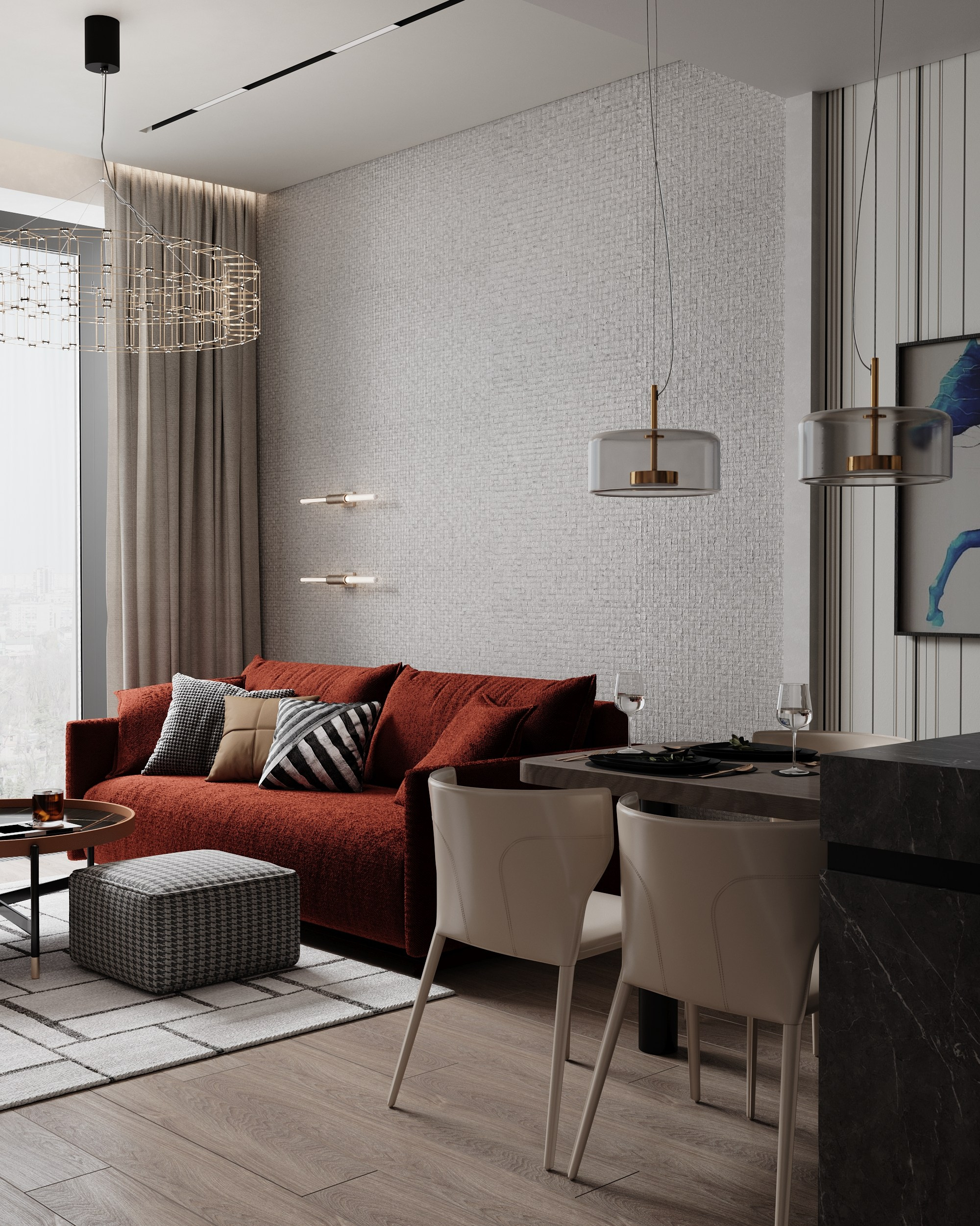 Квартира | Москва | 2023. Блинова Анастасия | Интерьерная визуализация