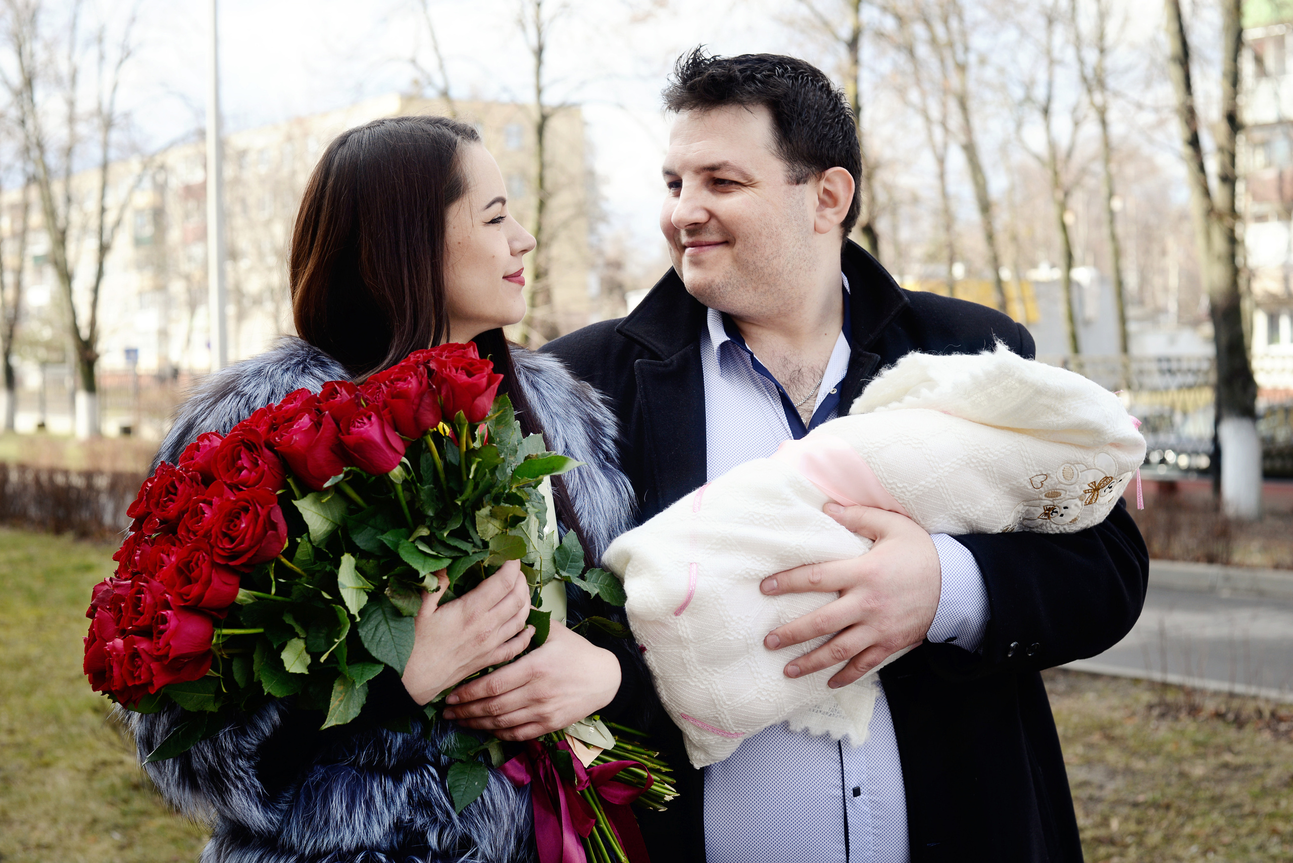 Съемки выписки в роддоме в г. Гомеле. Фотограф (photographer) Lischinski Vitaliy