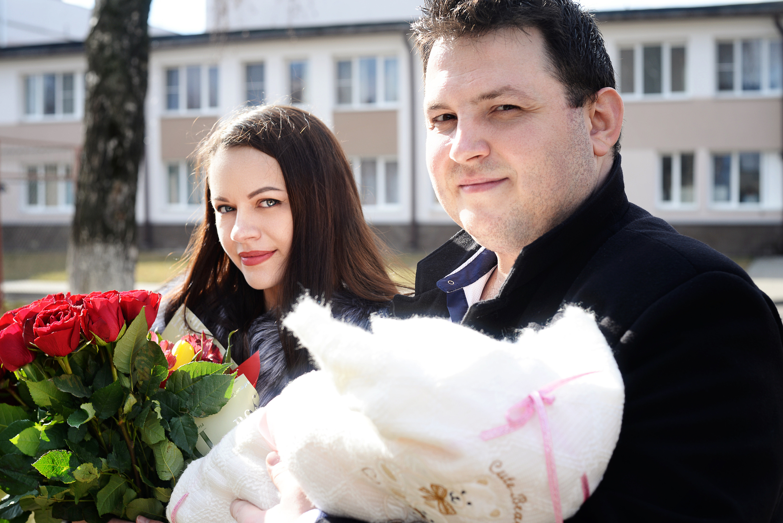 Съемки выписки в роддоме в г. Гомеле. Фотограф (photographer) Lischinski Vitaliy