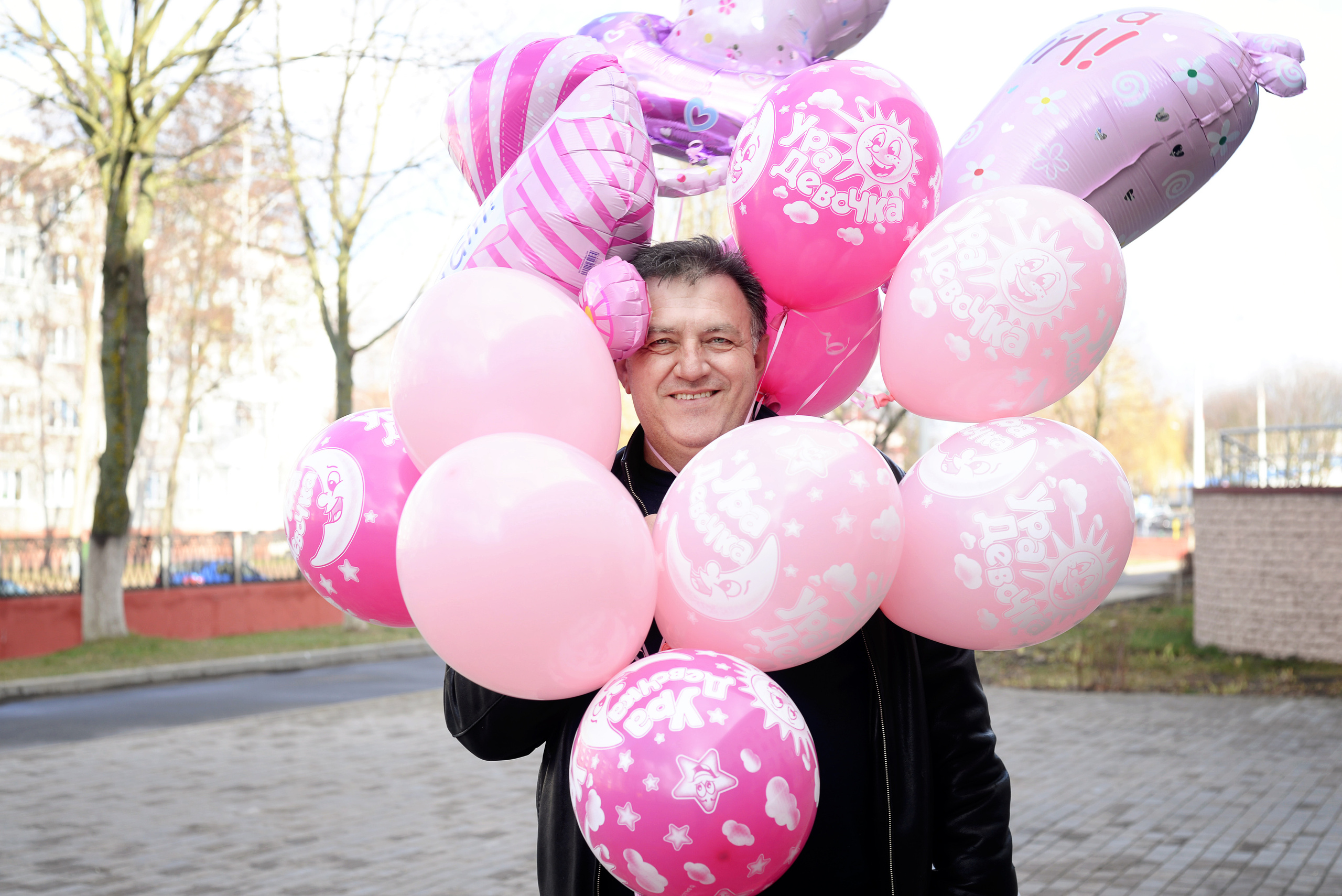 Съемки выписки в роддоме в г. Гомеле. Фотограф (photographer) Lischinski Vitaliy