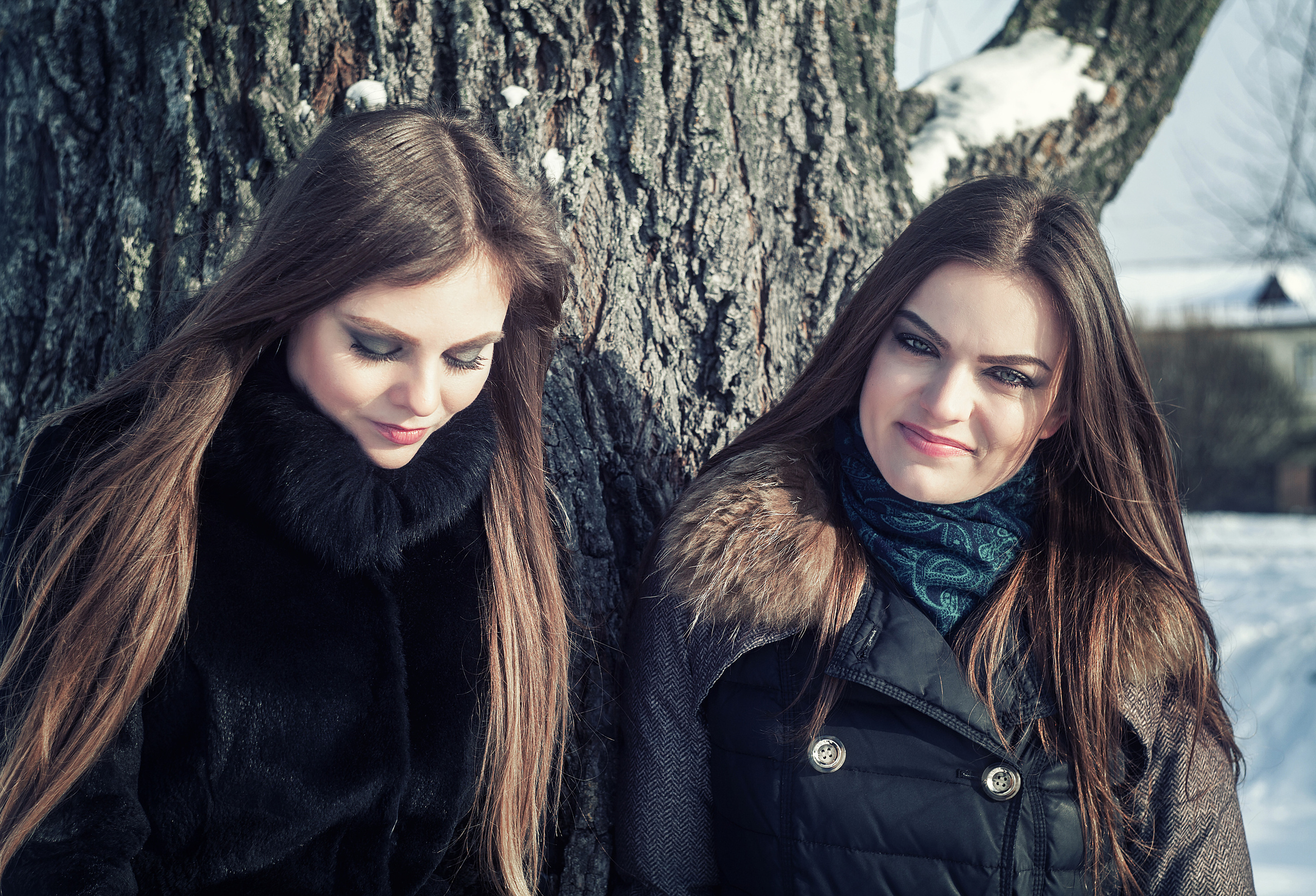 Девчонки-зимняя фотосессия в Гомеле. Фотограф (photographer) Lischinski Vitaliy