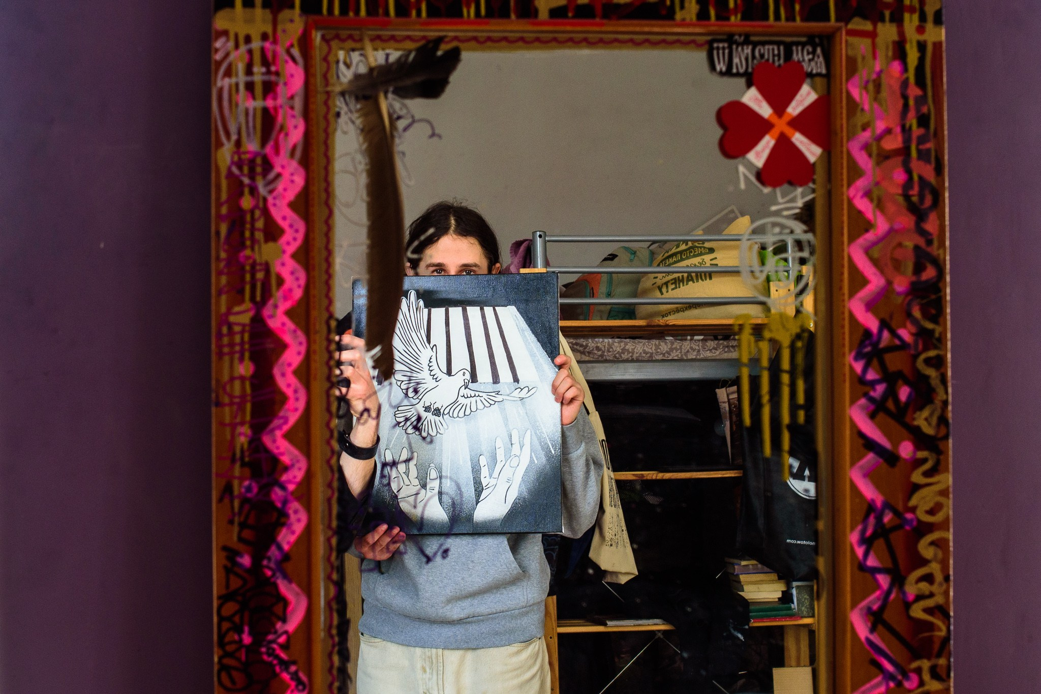 Граффити художник Даниил ВНИЦАЙ стритарт Санкт-Петербург