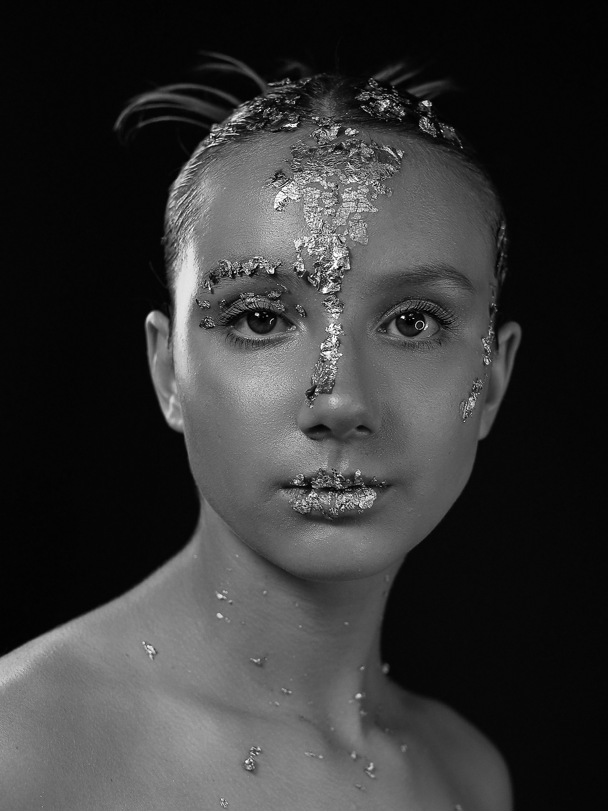 Портреты с глитер. Фотограф Юлия Мальцева