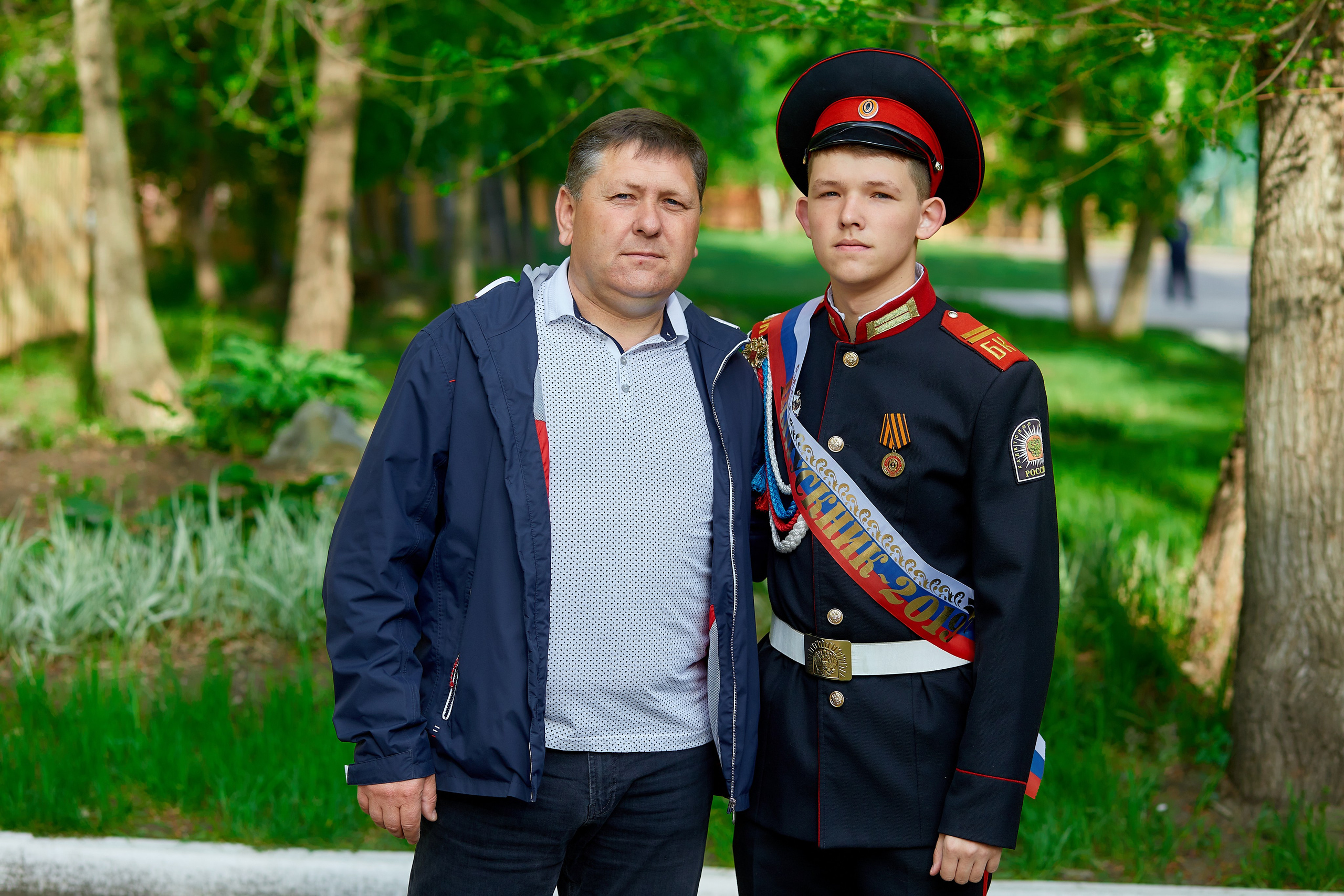 Кадеты последний звонок. Фотограф Вячеслав Фарунин