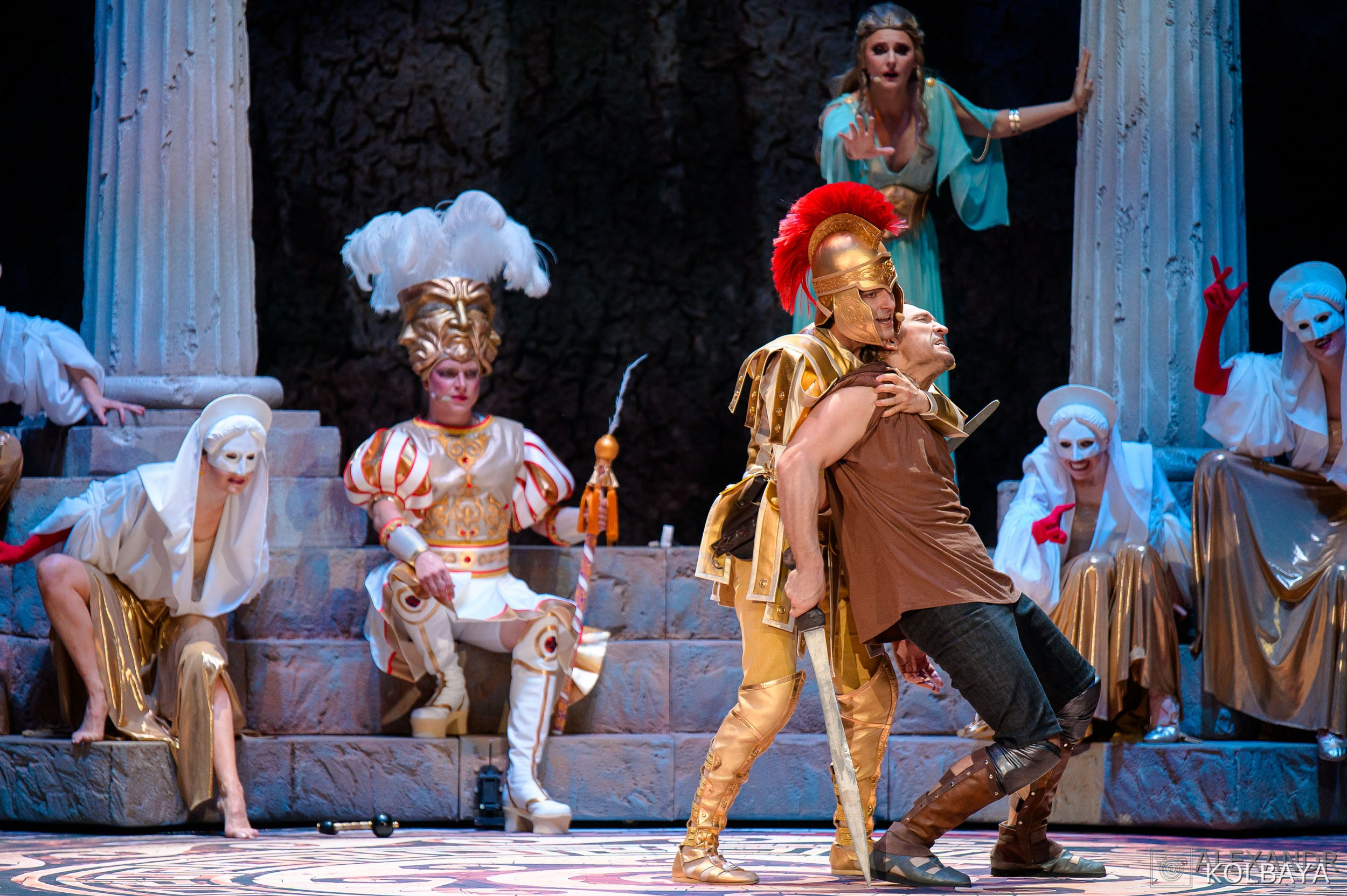 Фоторепортаж со спектакля Гладиатор в Театре Терезы Дуровой. Концертный и театральный репортажный фотограф в Москве Александр Колбая