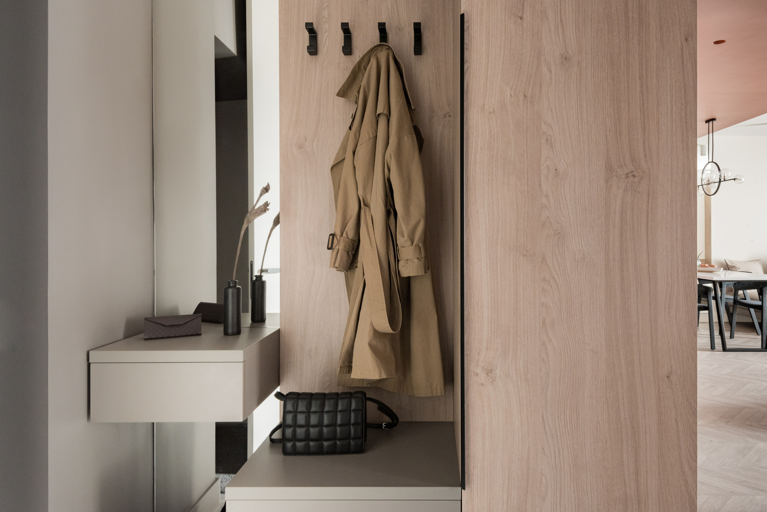 Квартира для молодого человека. Дизайнер Анна Хащенко. Мебель на заказ