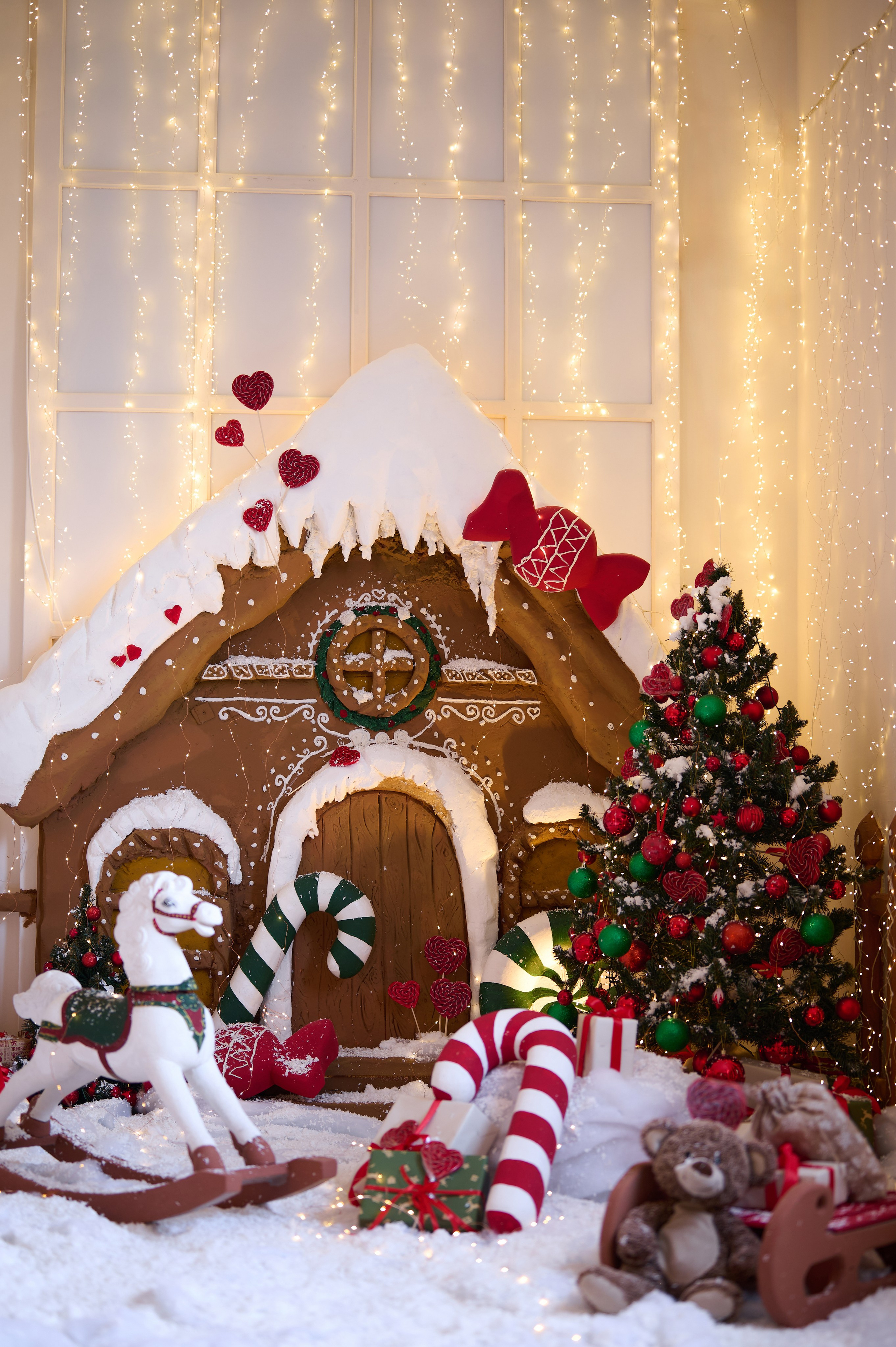 Новогодние декорации сказочной фотостудии «Alice», город Краснодар. Семейный и детский фотограф в Краснодаре Анна Трашкова