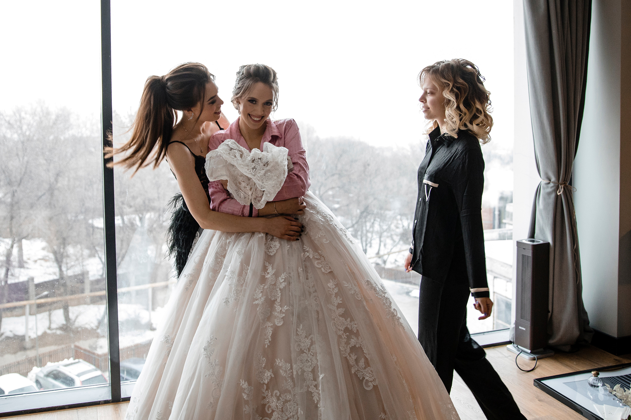 Красивое свадебное платье