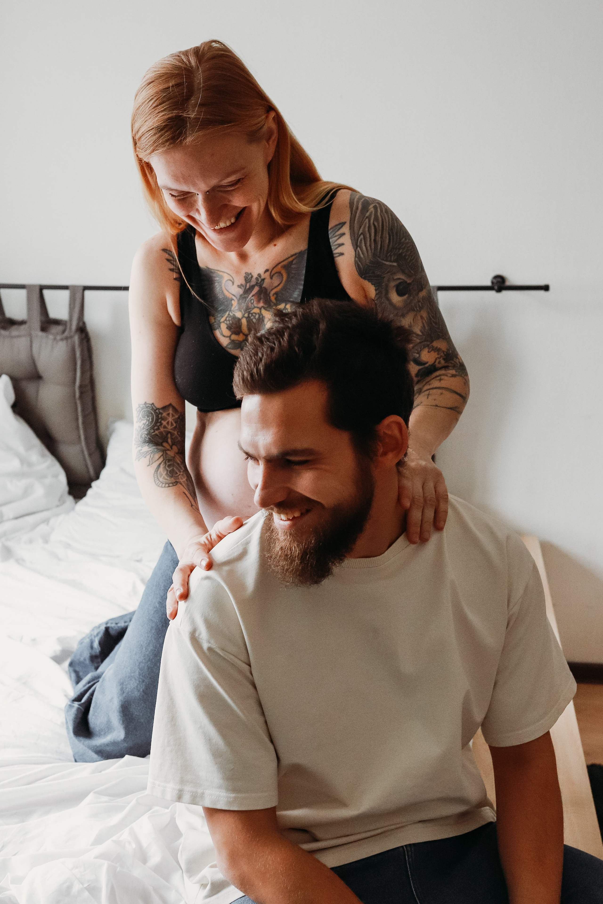 Наталья и Артем, домашняя. Семейный фотограф Москва