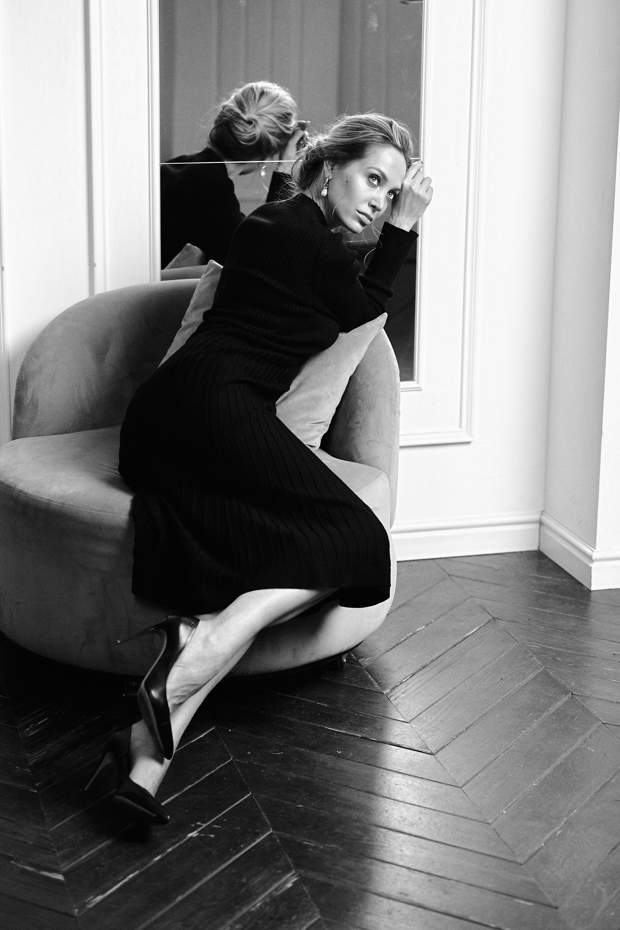 Чб портретная съемка. Фотограф Продюсер в горах КБР / Москва  Нальчик Горы